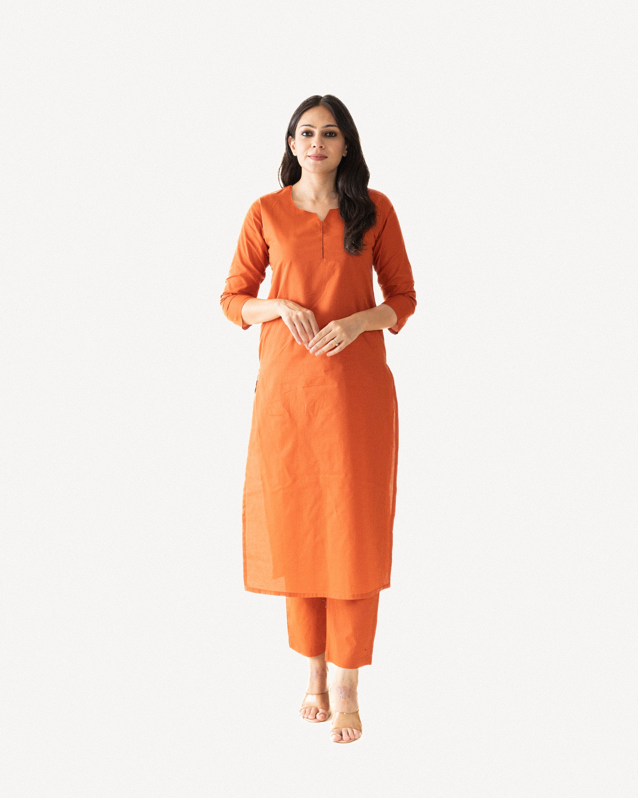 ekru β kurta & pants