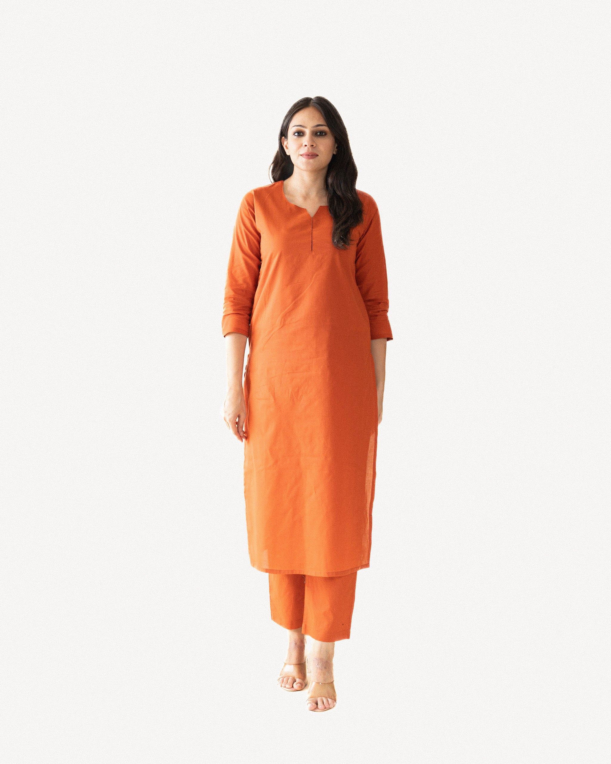 ekru β kurta & pants