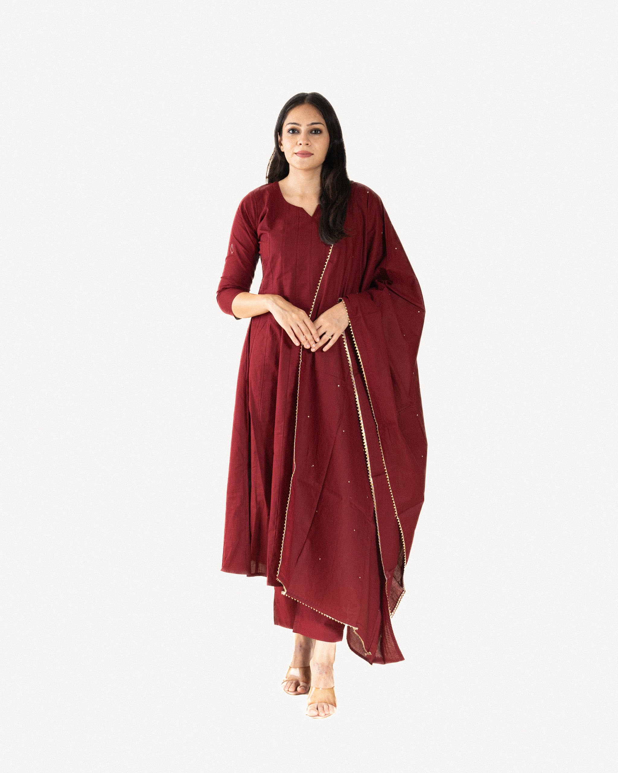 kesariya β kurta, pants & dupatta