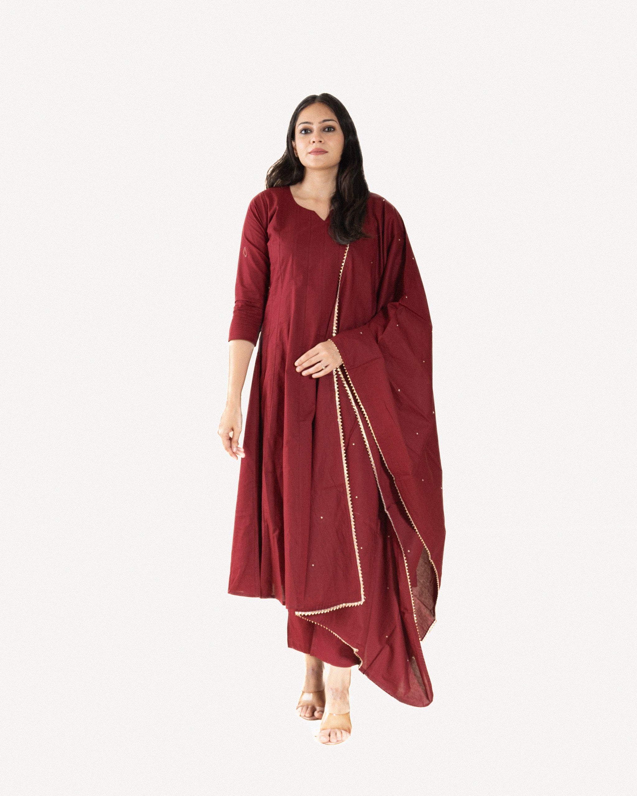 kesariya β kurta, pants & dupatta