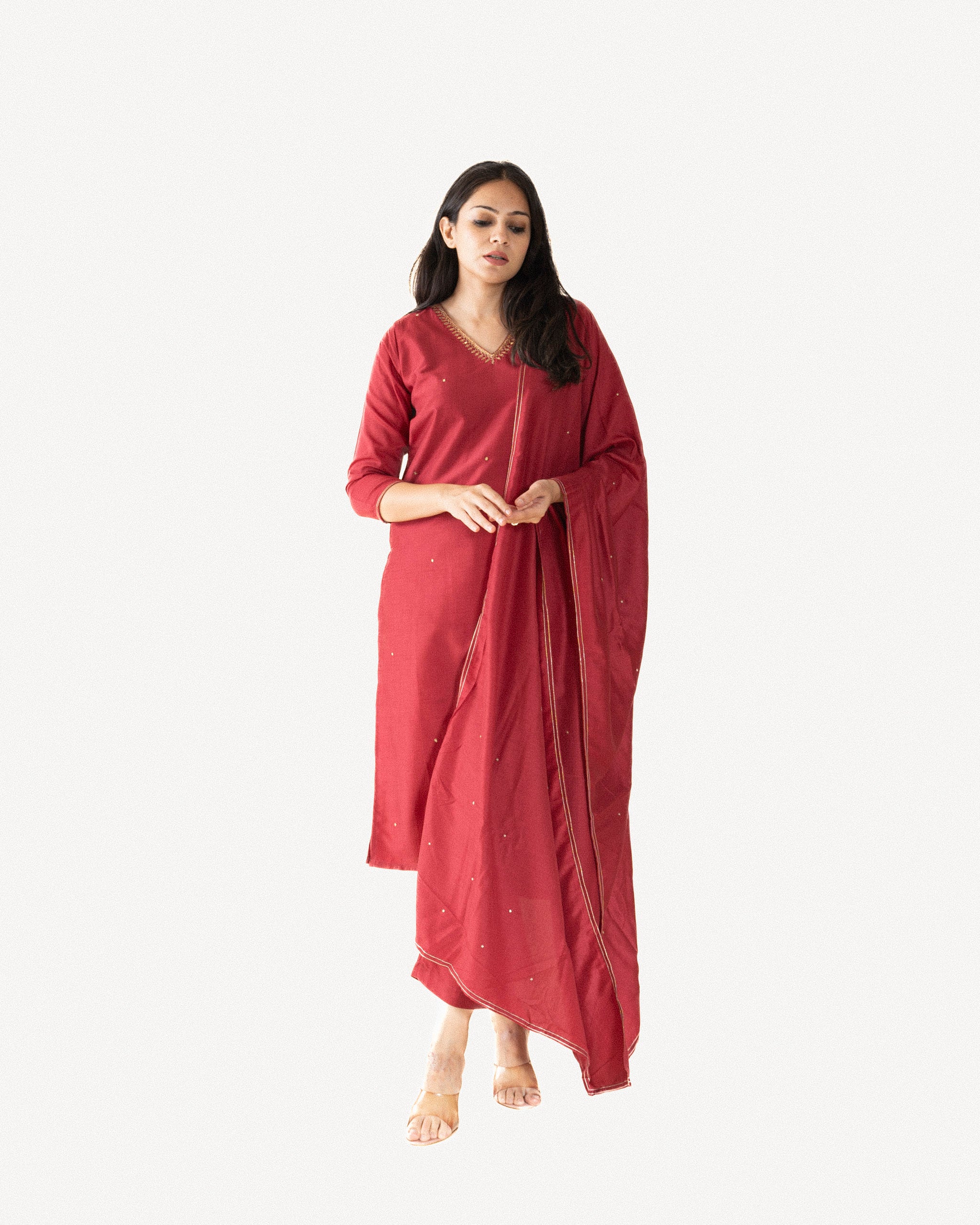khair β kurta, pants & dupatta