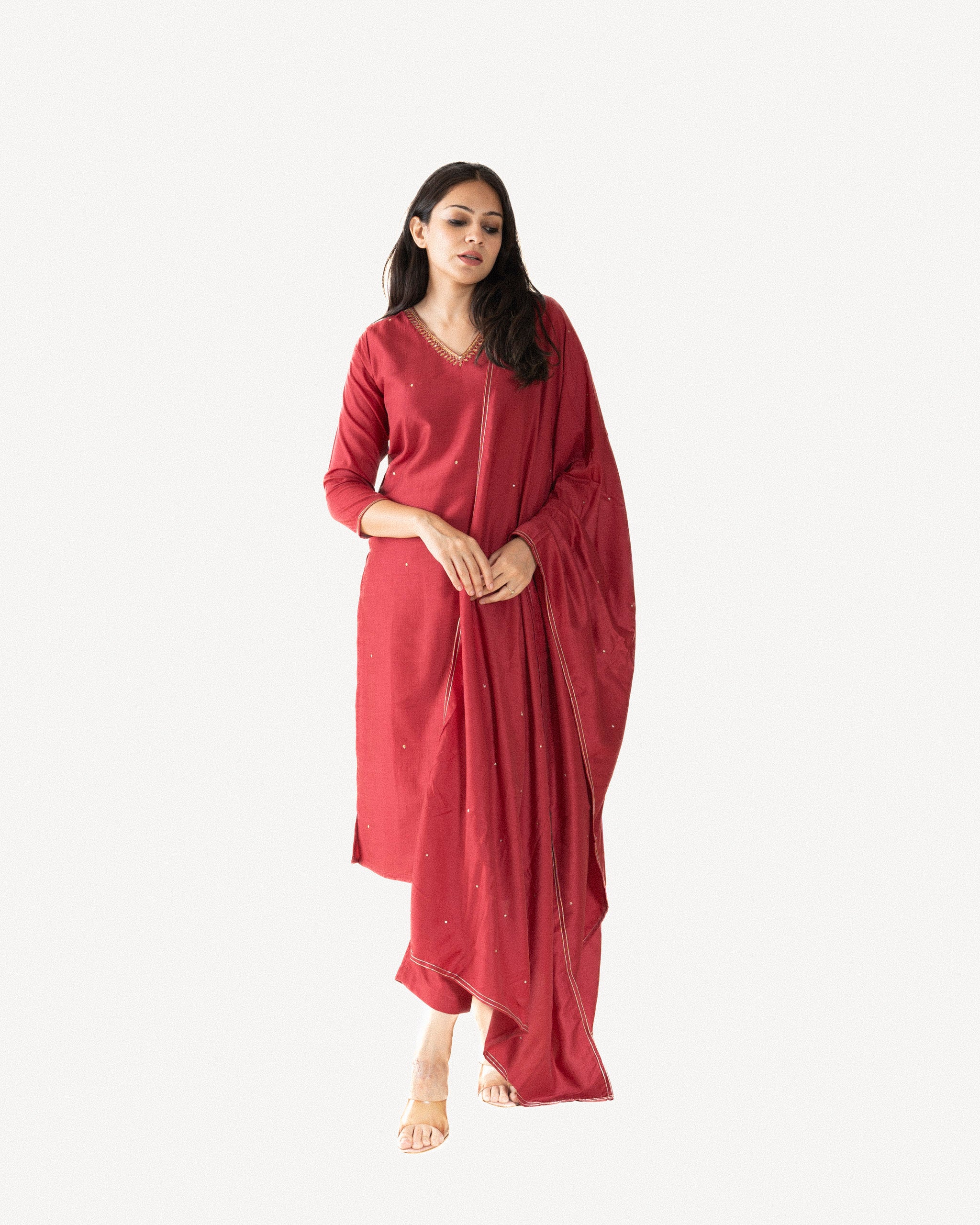 khair β kurta, pants & dupatta
