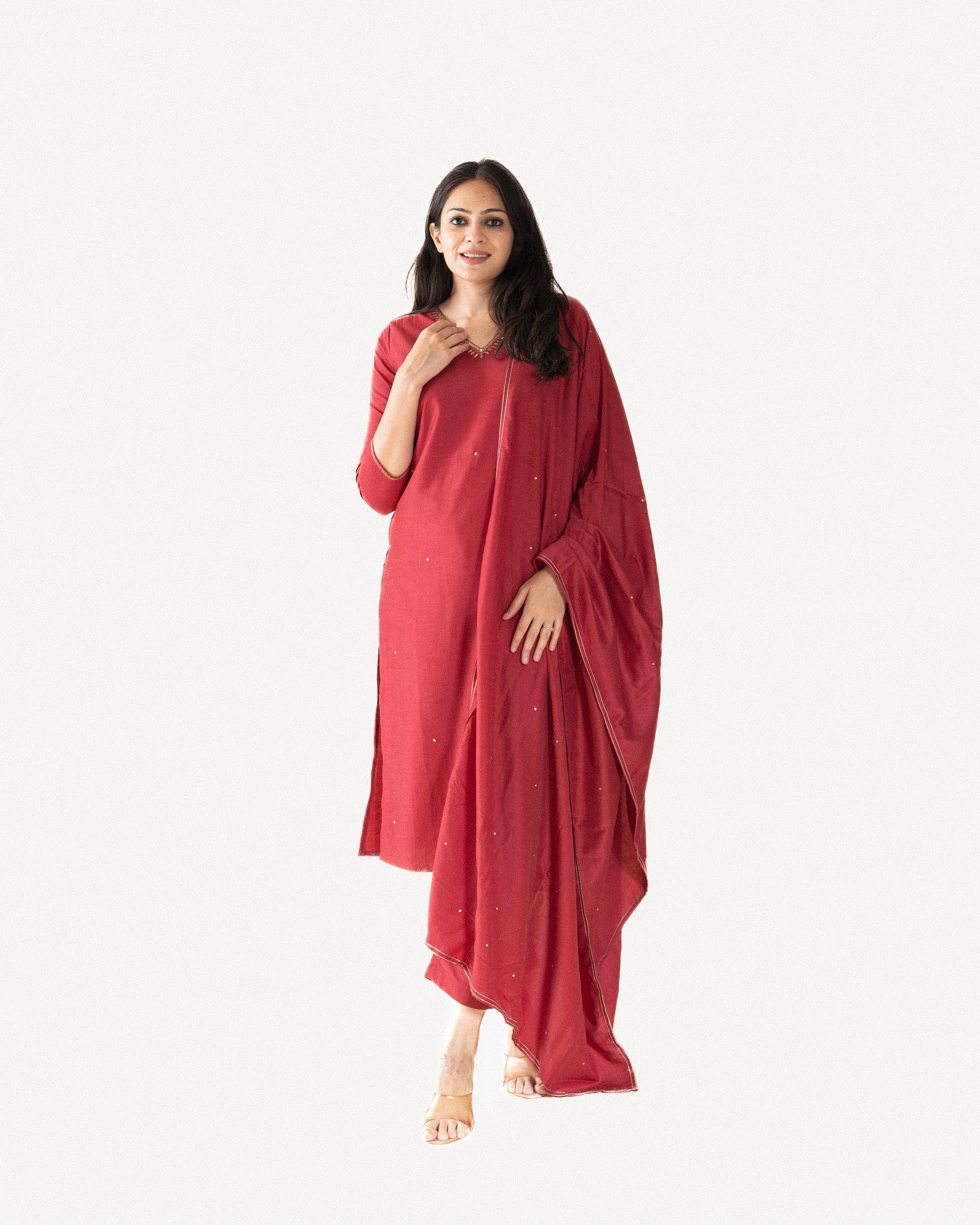 khair β kurta, pants & dupatta