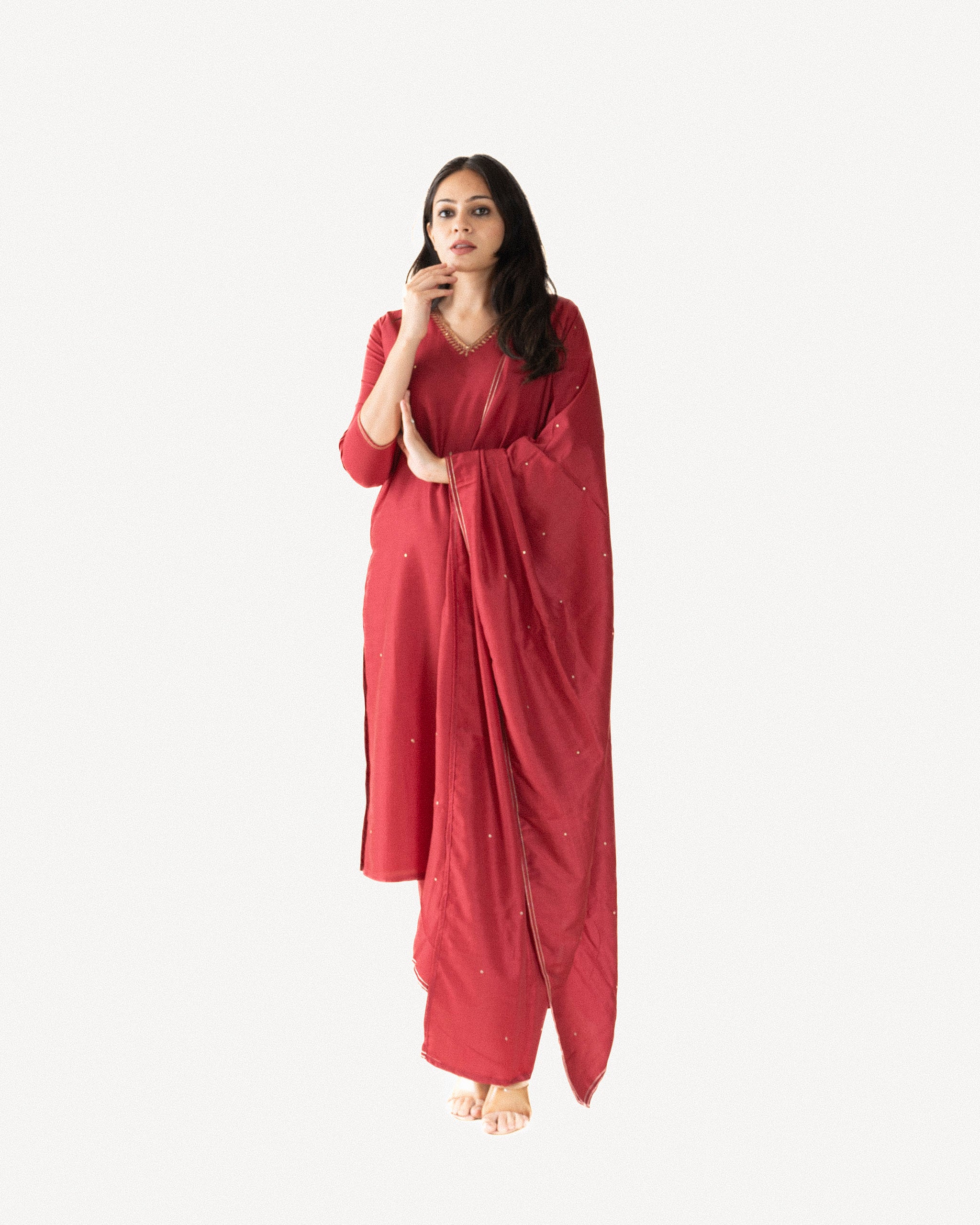 khair β kurta, pants & dupatta