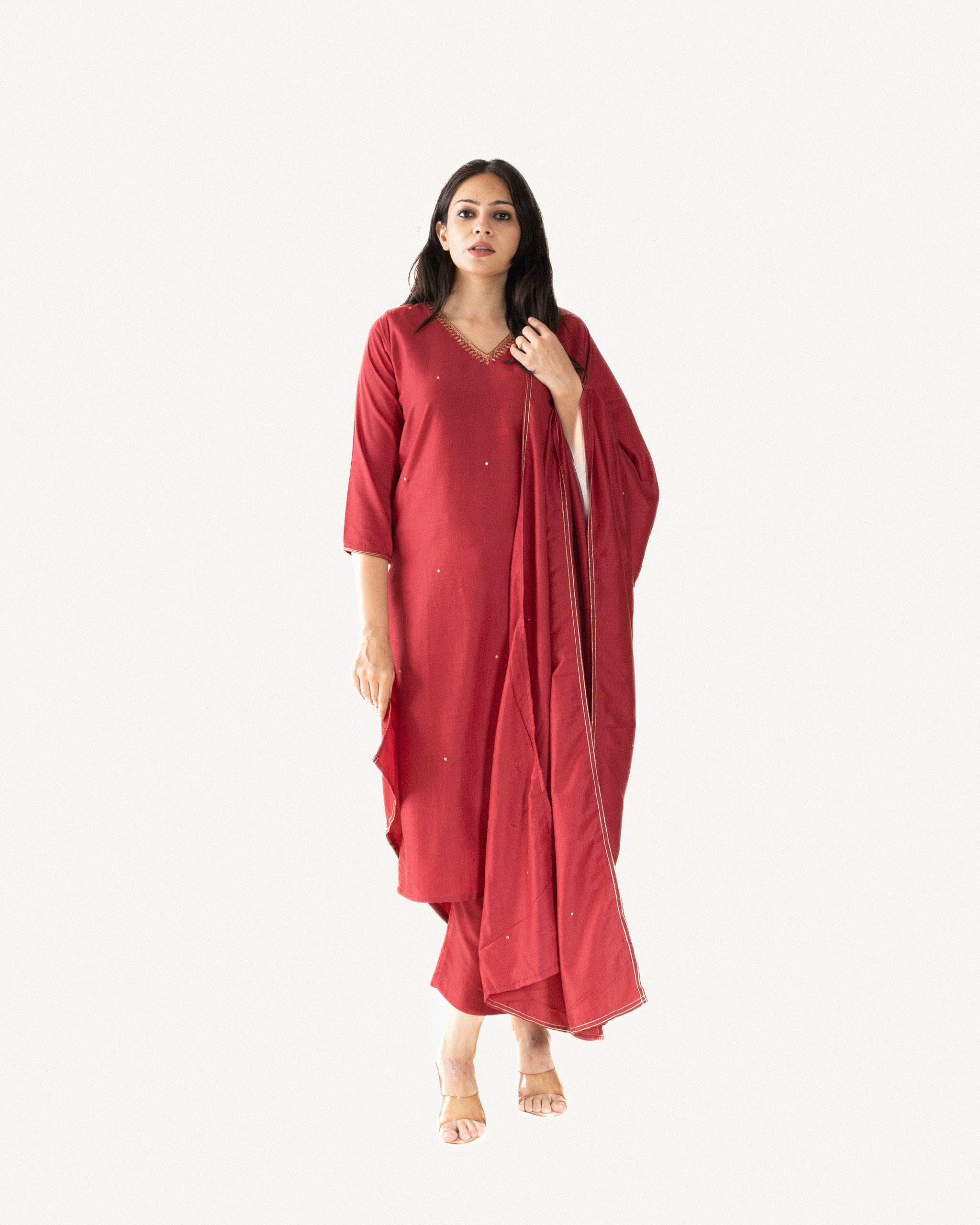 khair β kurta, pants & dupatta