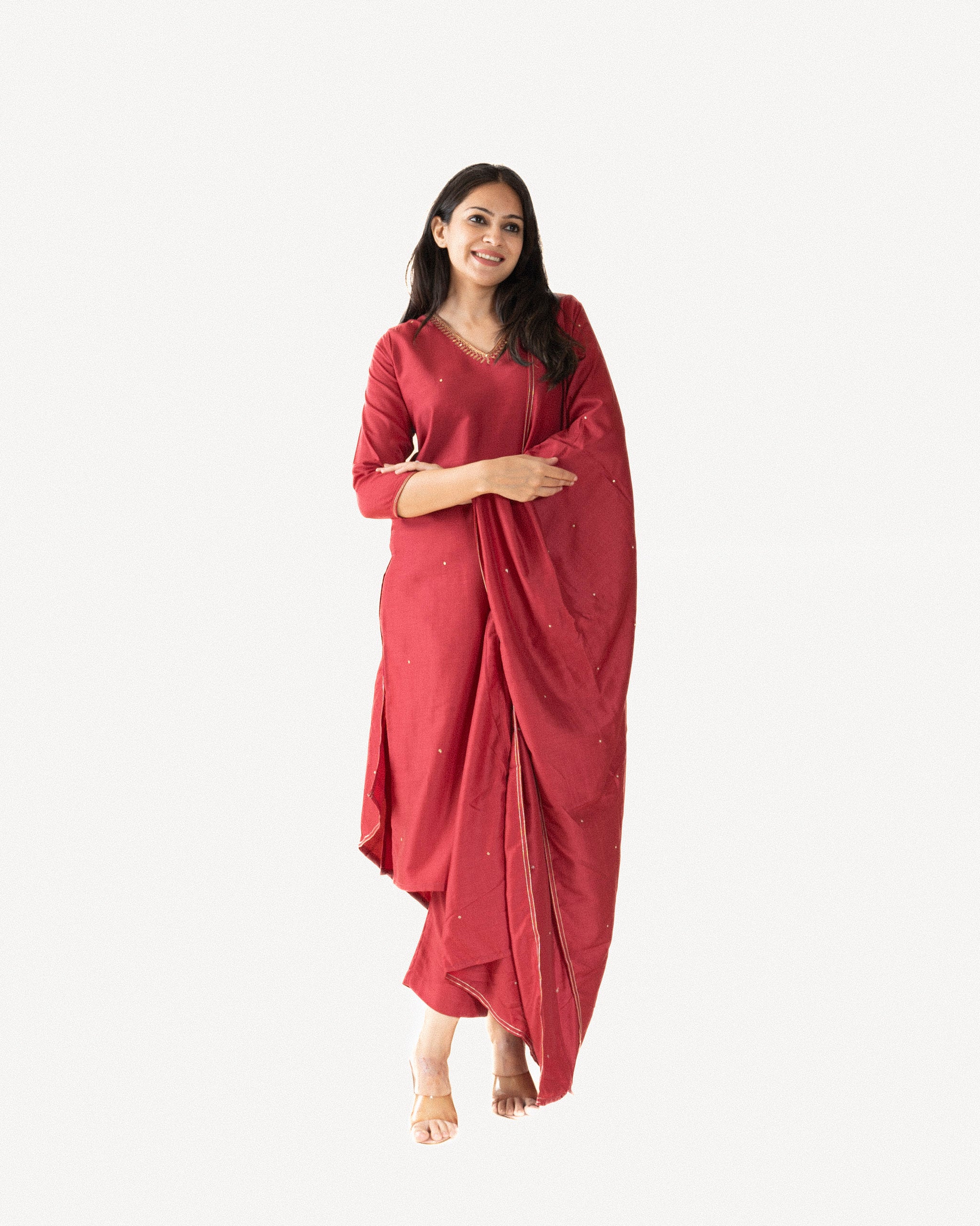 khair β kurta, pants & dupatta