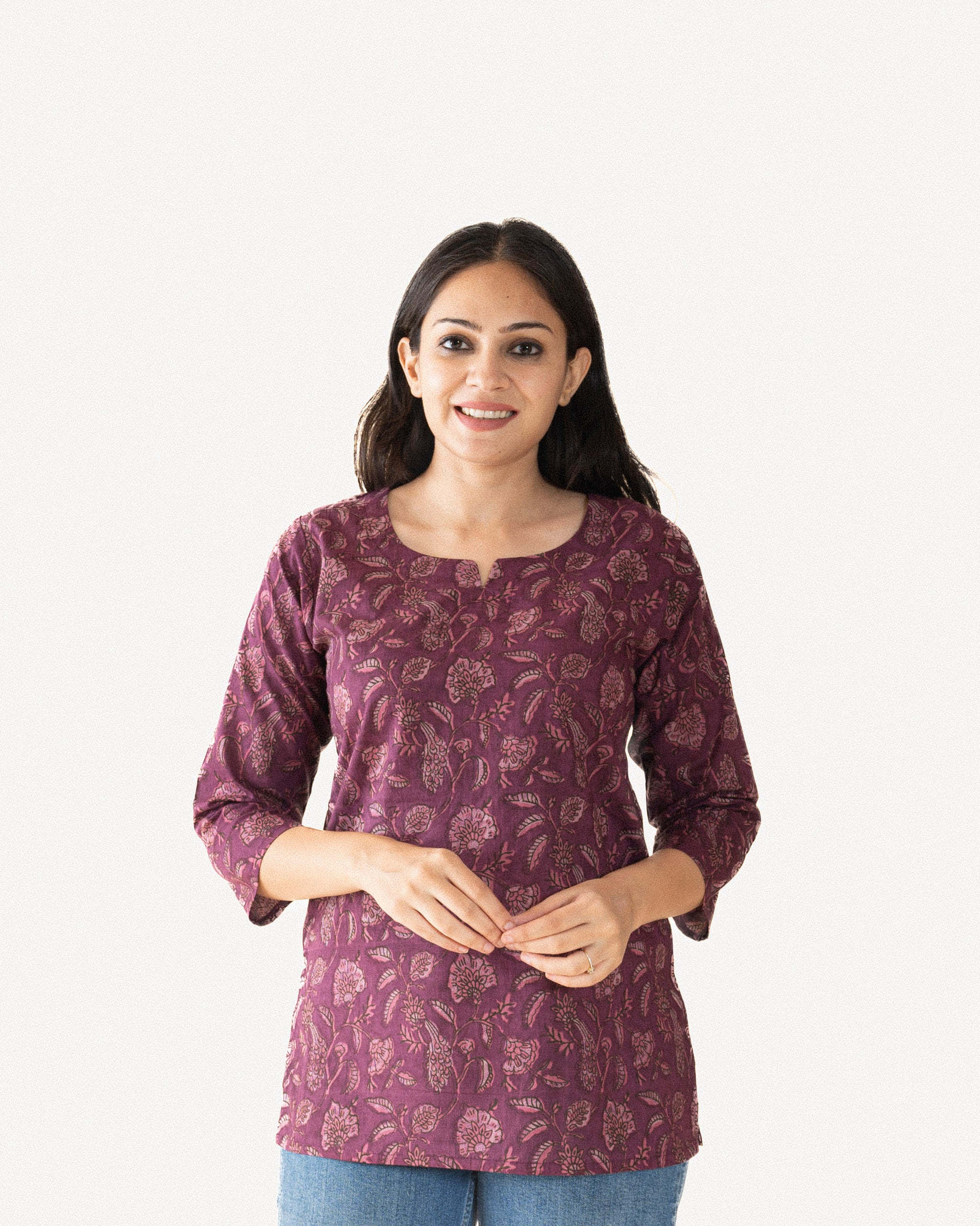 rida β short kurta