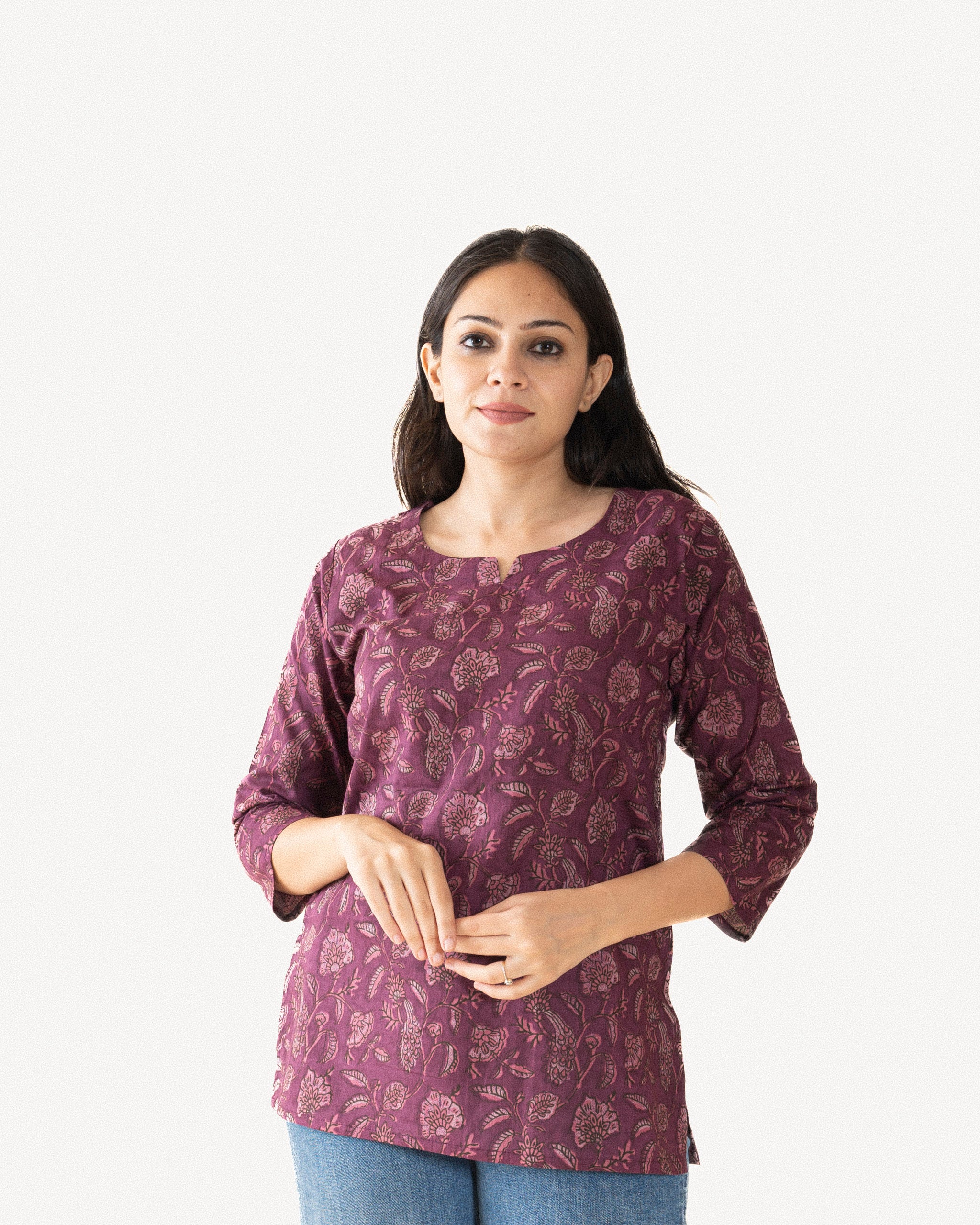 rida β short kurta