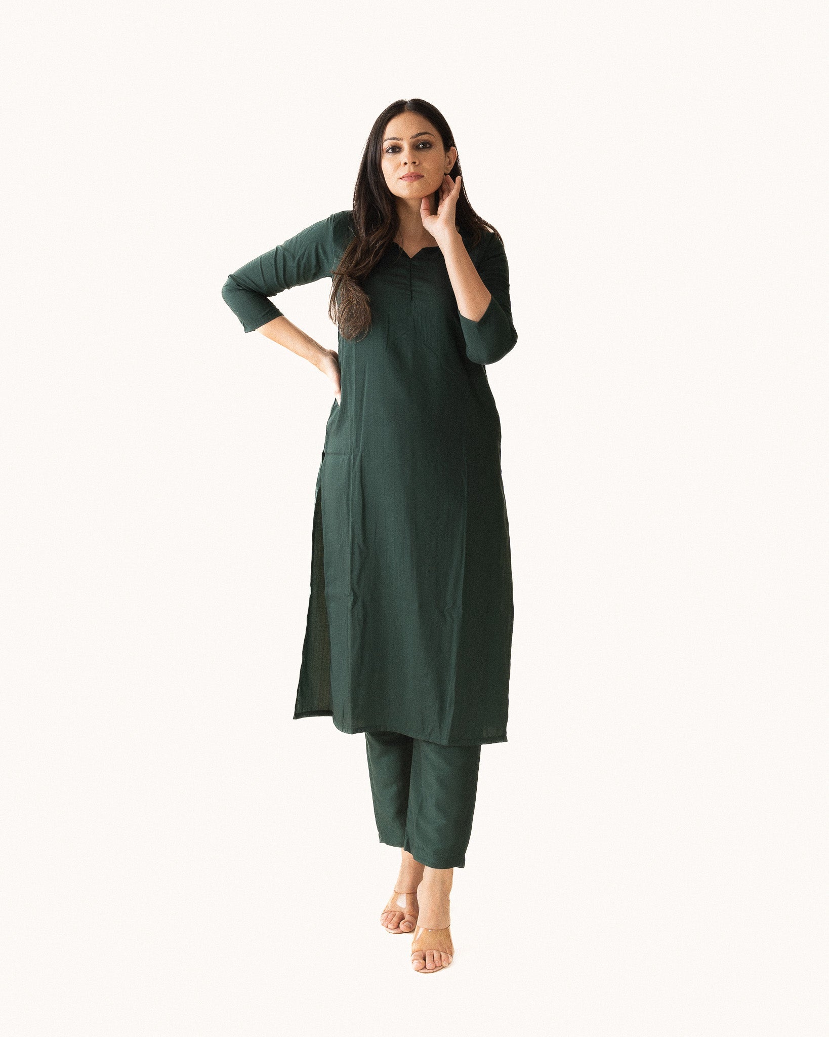 palak β kurta & pants