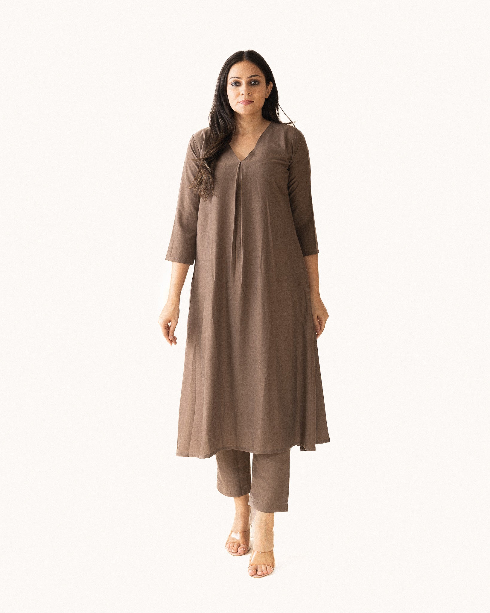khakhi β kurta & pants