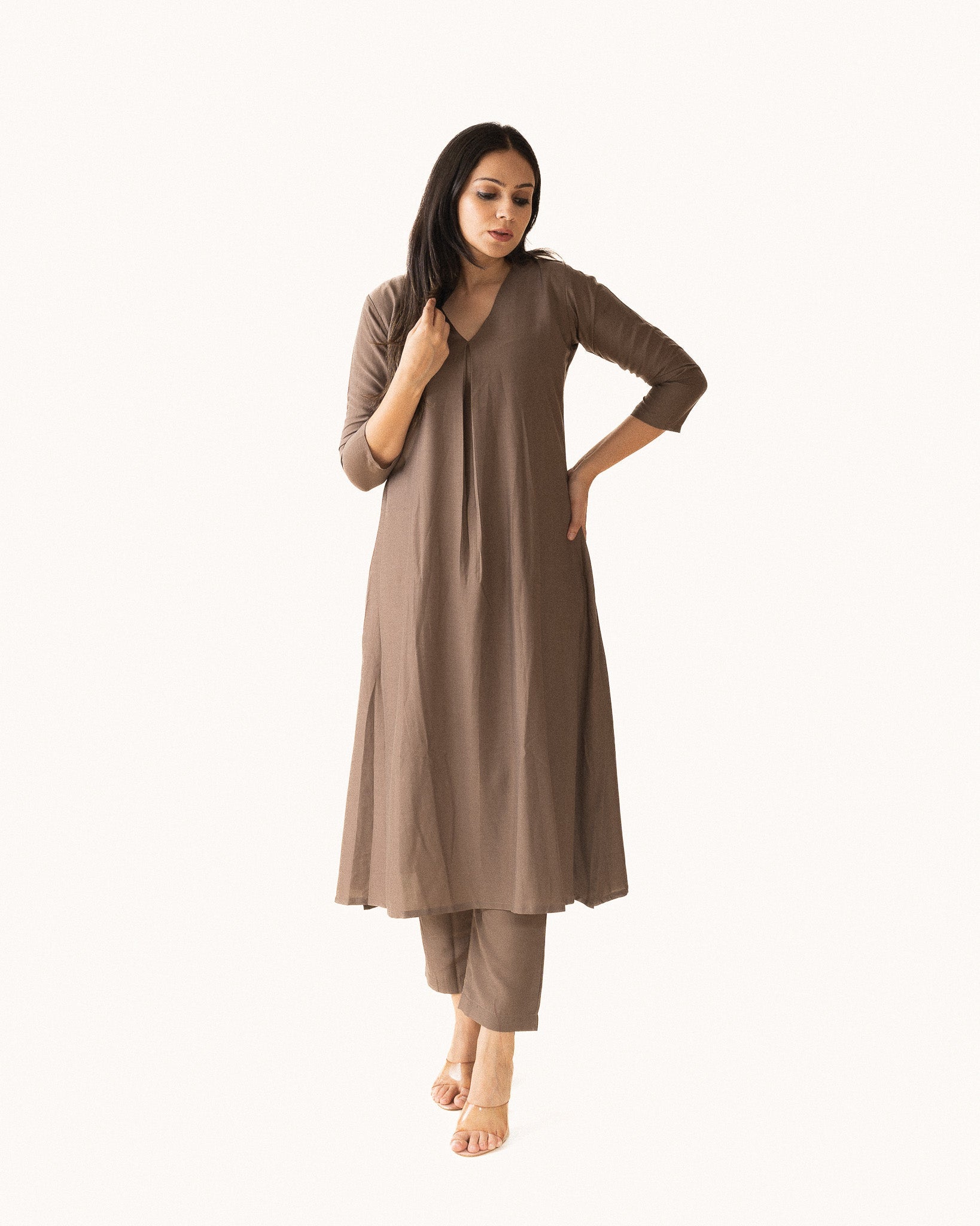khakhi β kurta & pants