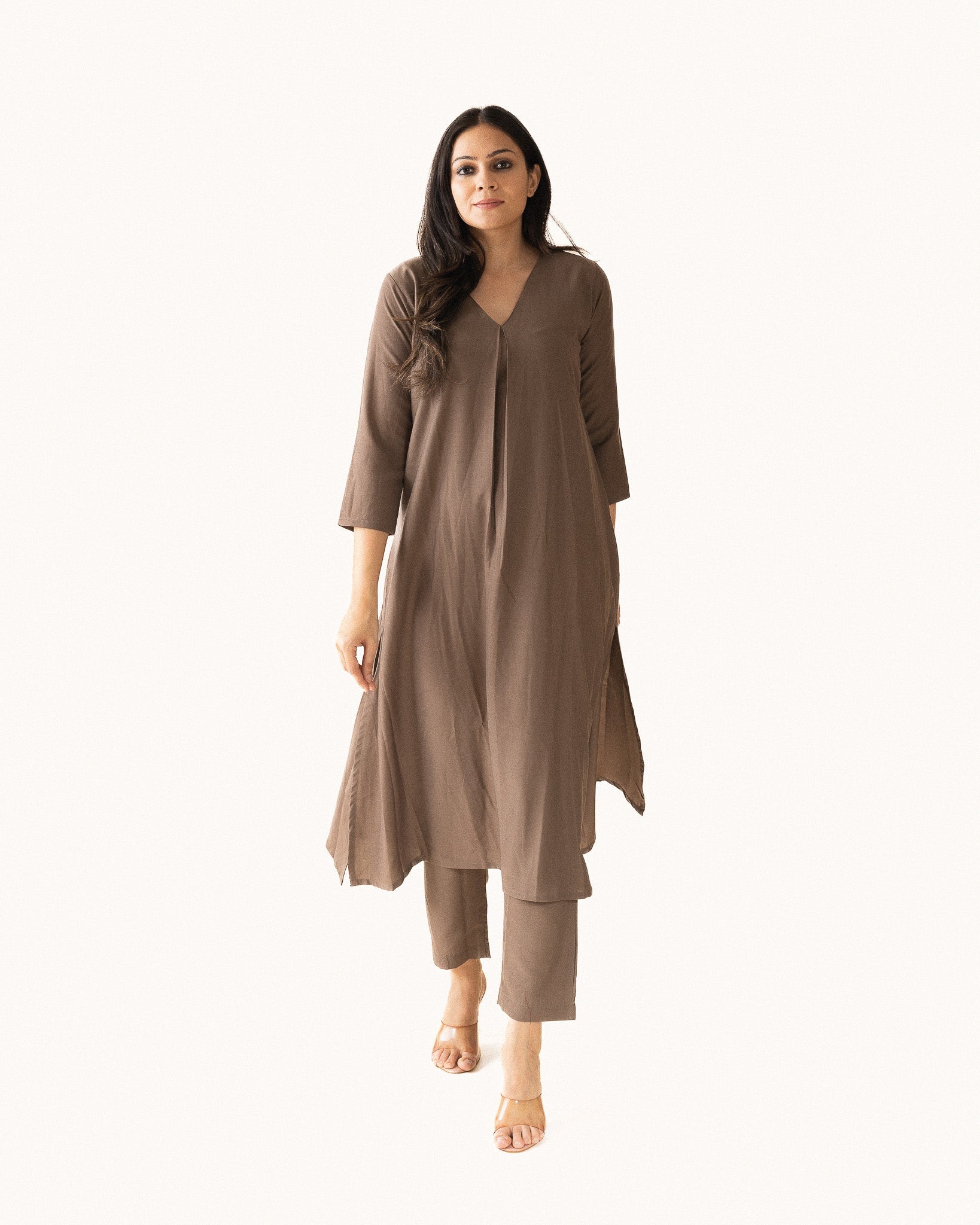 khakhi β kurta & pants