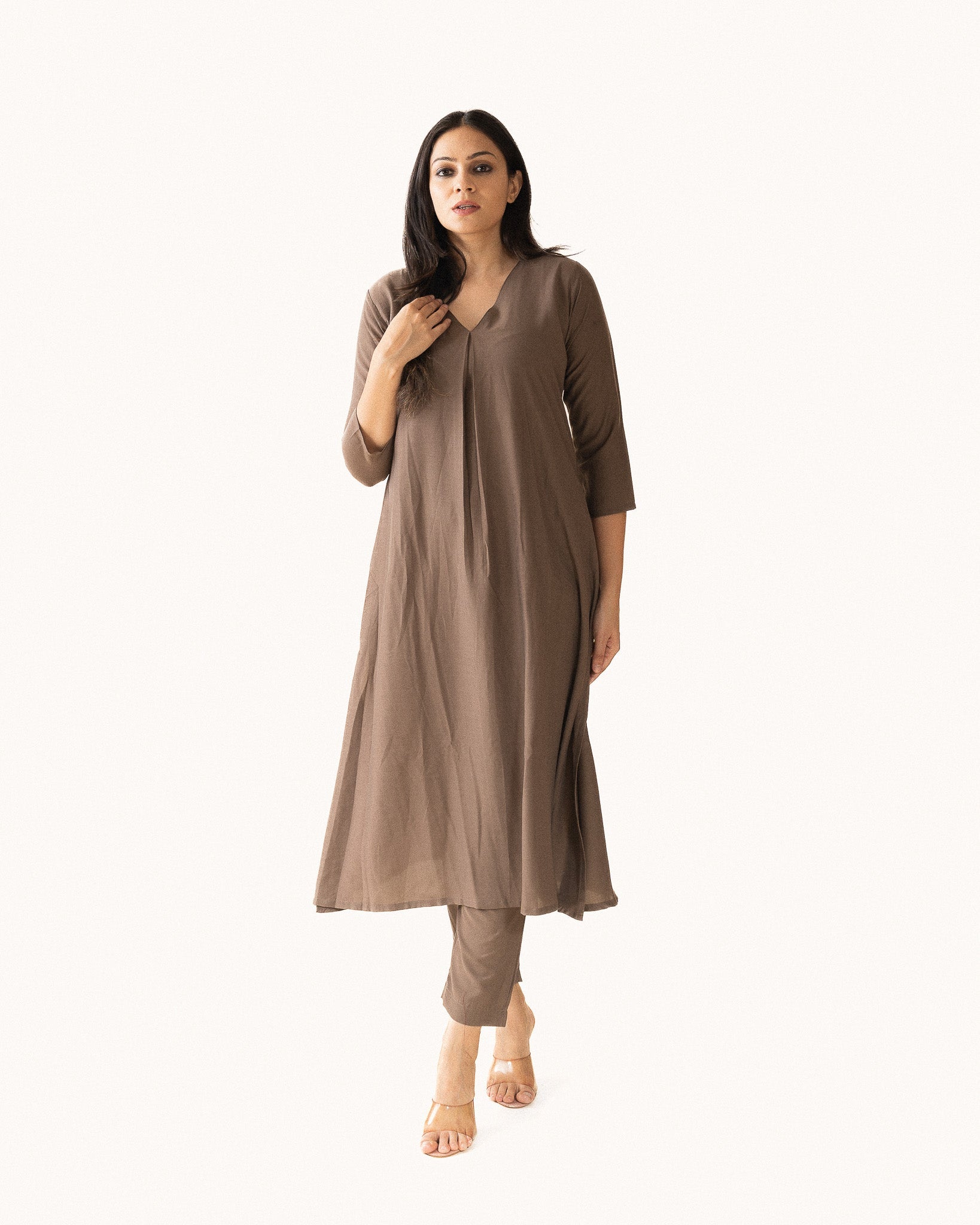 khakhi β kurta & pants