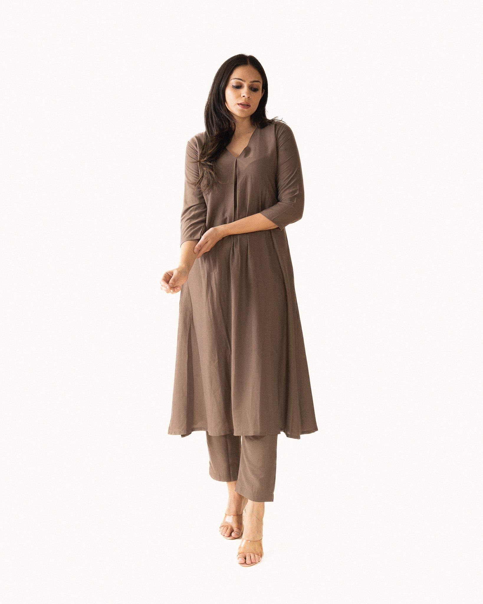 khakhi β kurta & pants