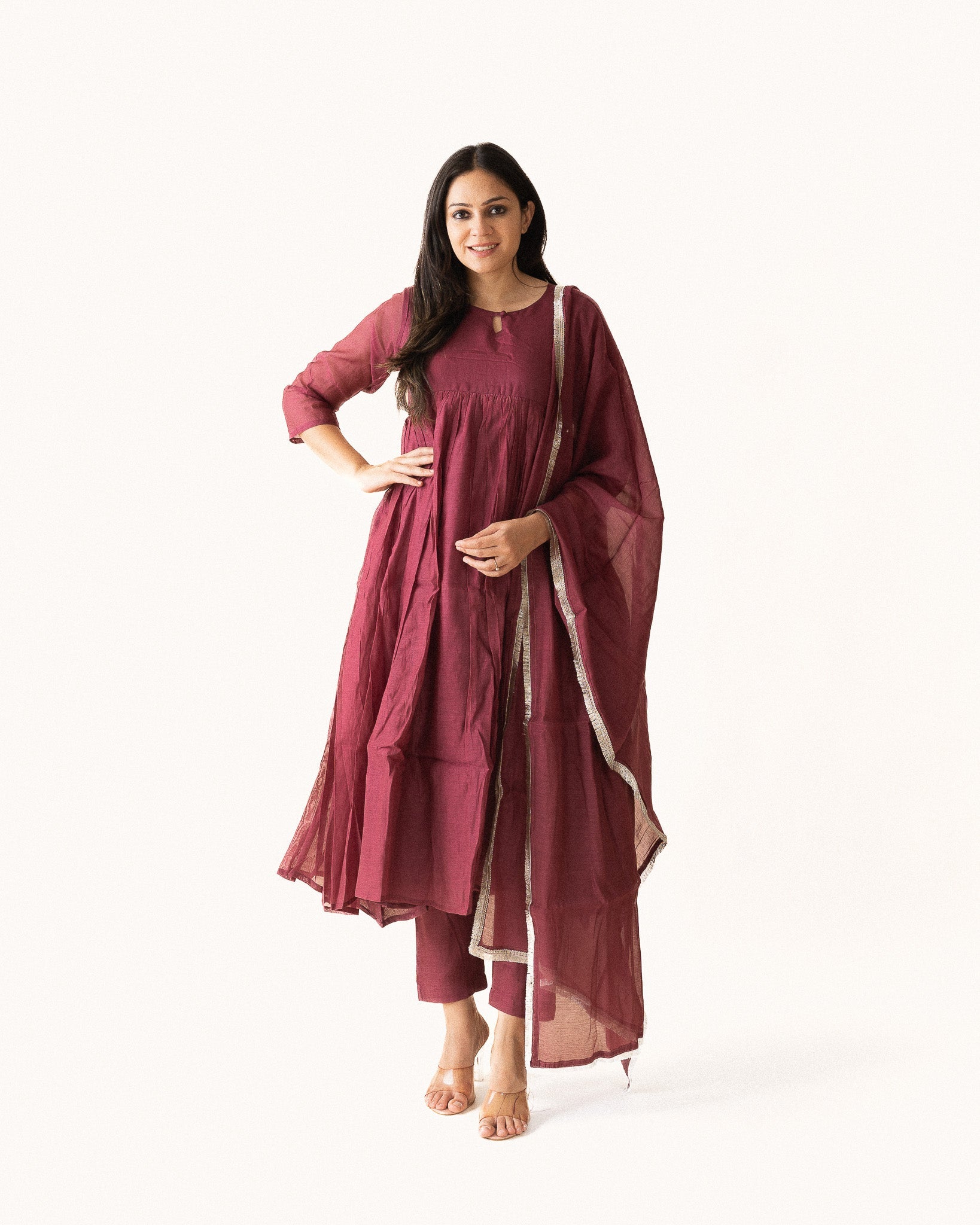 meher β kurta, pants & dupatta