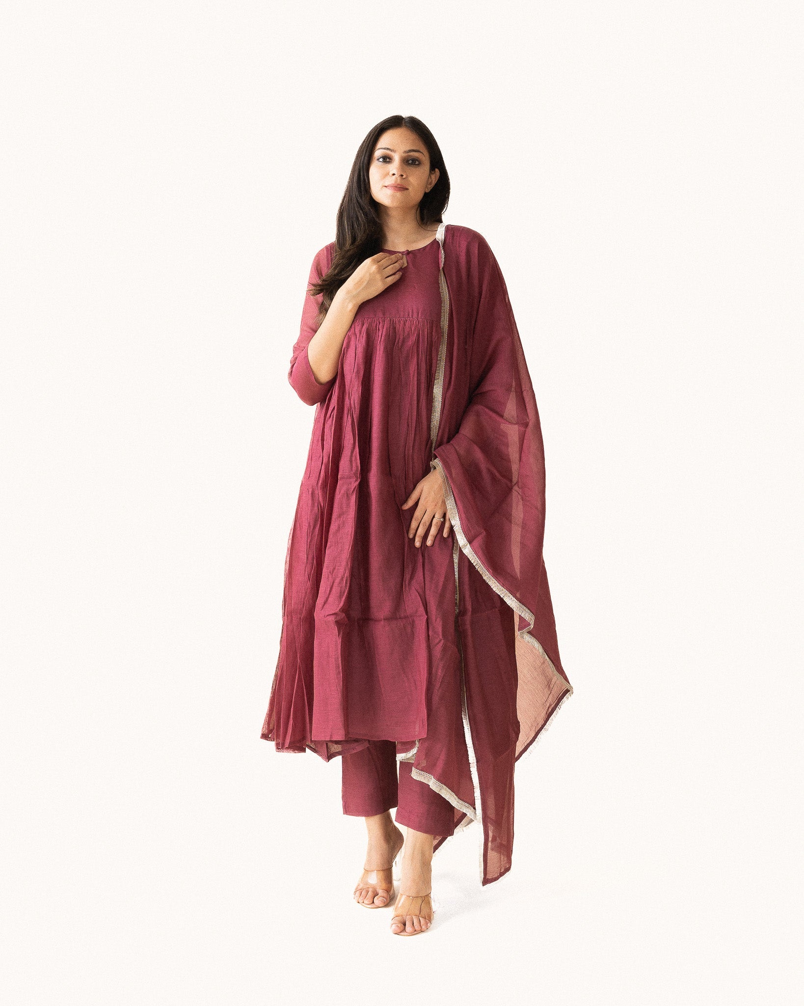 meher β kurta, pants & dupatta