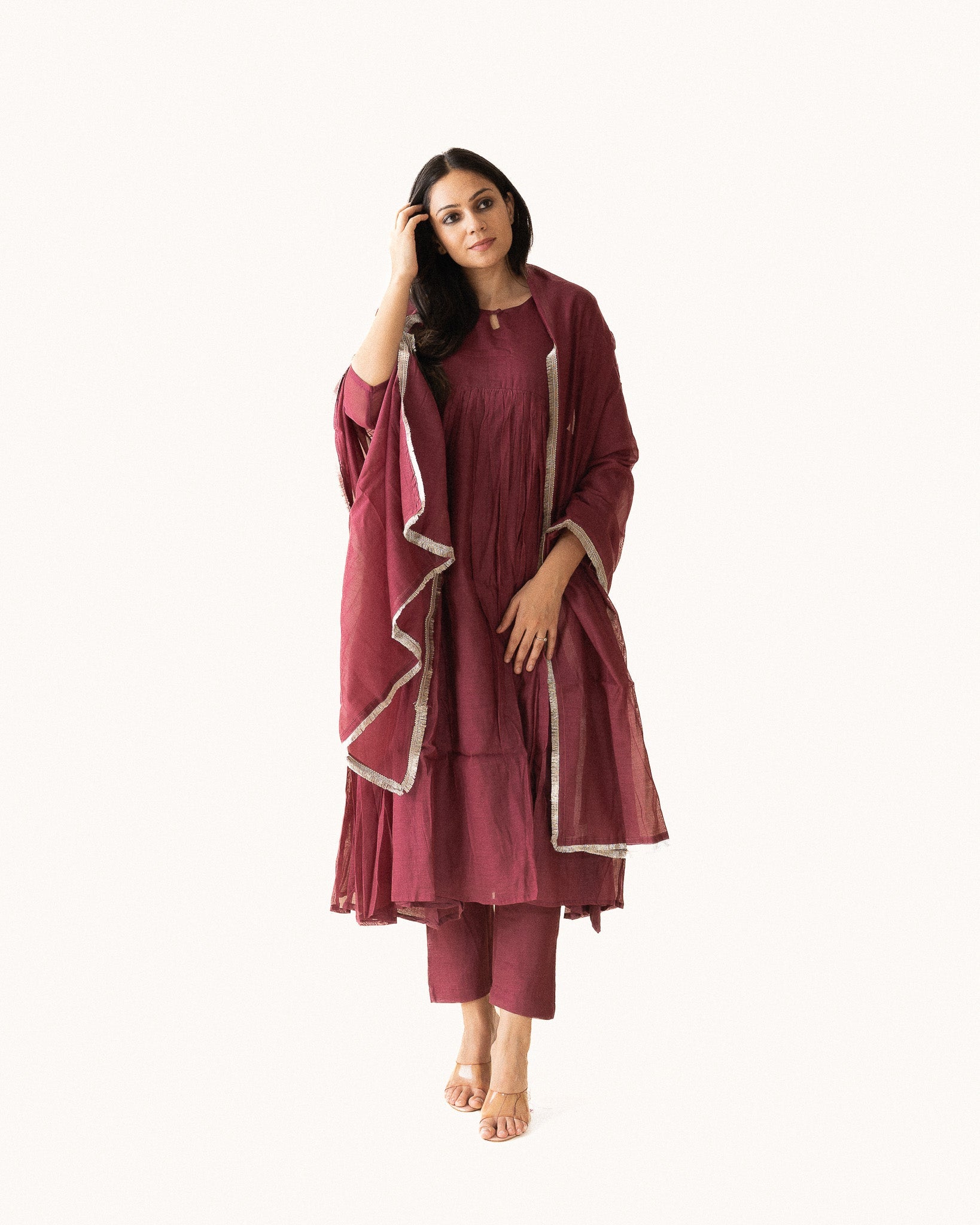 meher β kurta, pants & dupatta