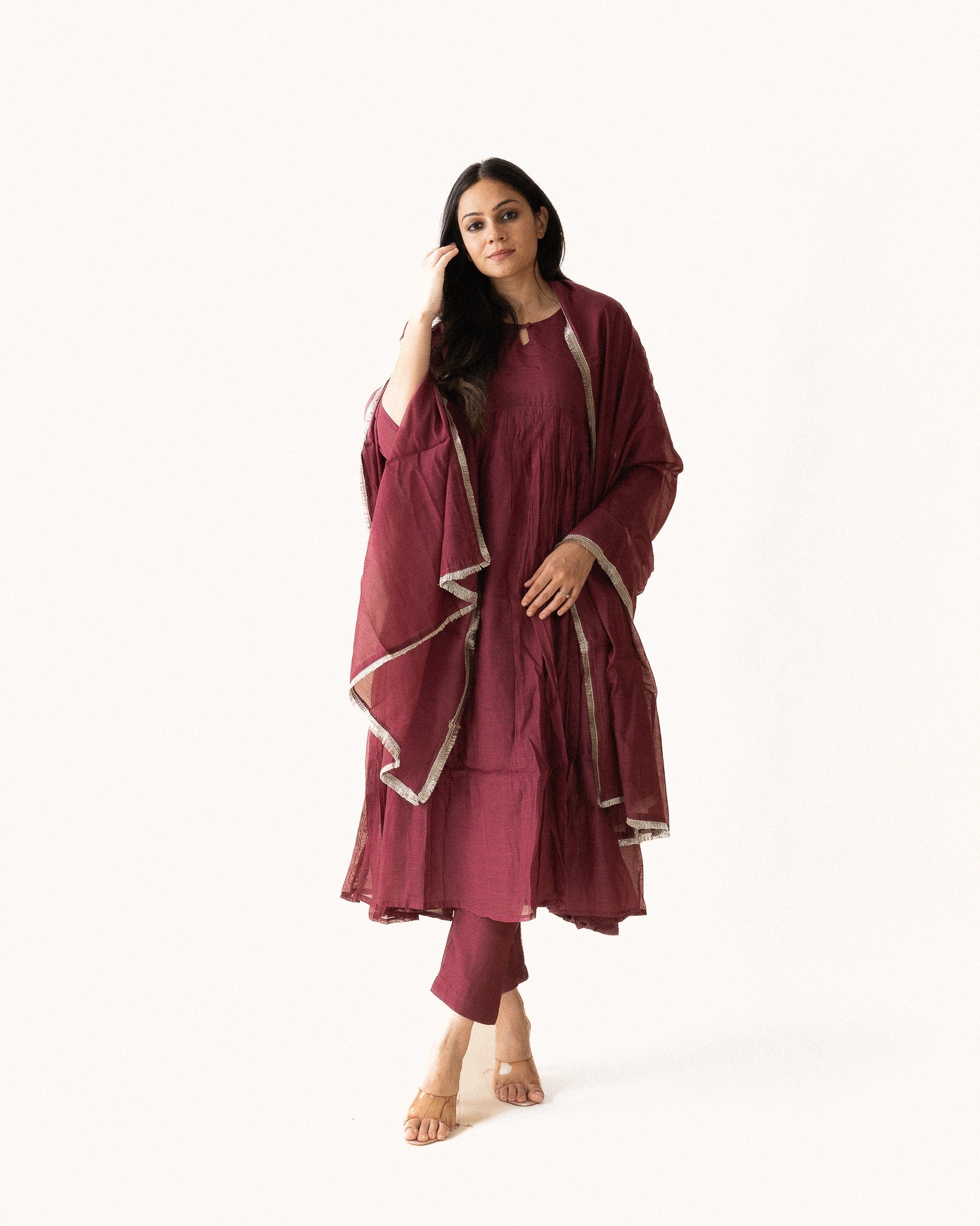 meher β kurta, pants & dupatta