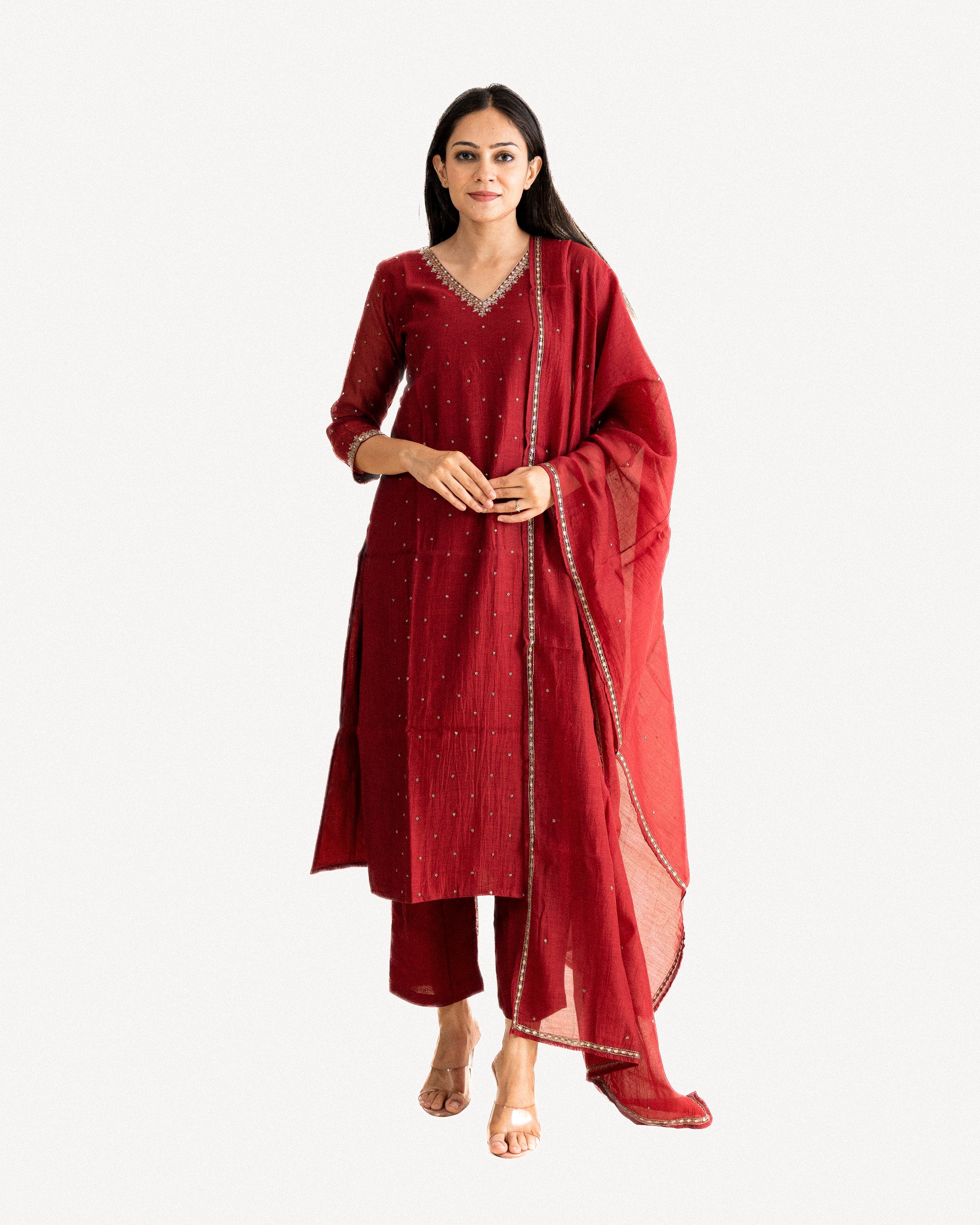 farida β kurta, pants & dupatta