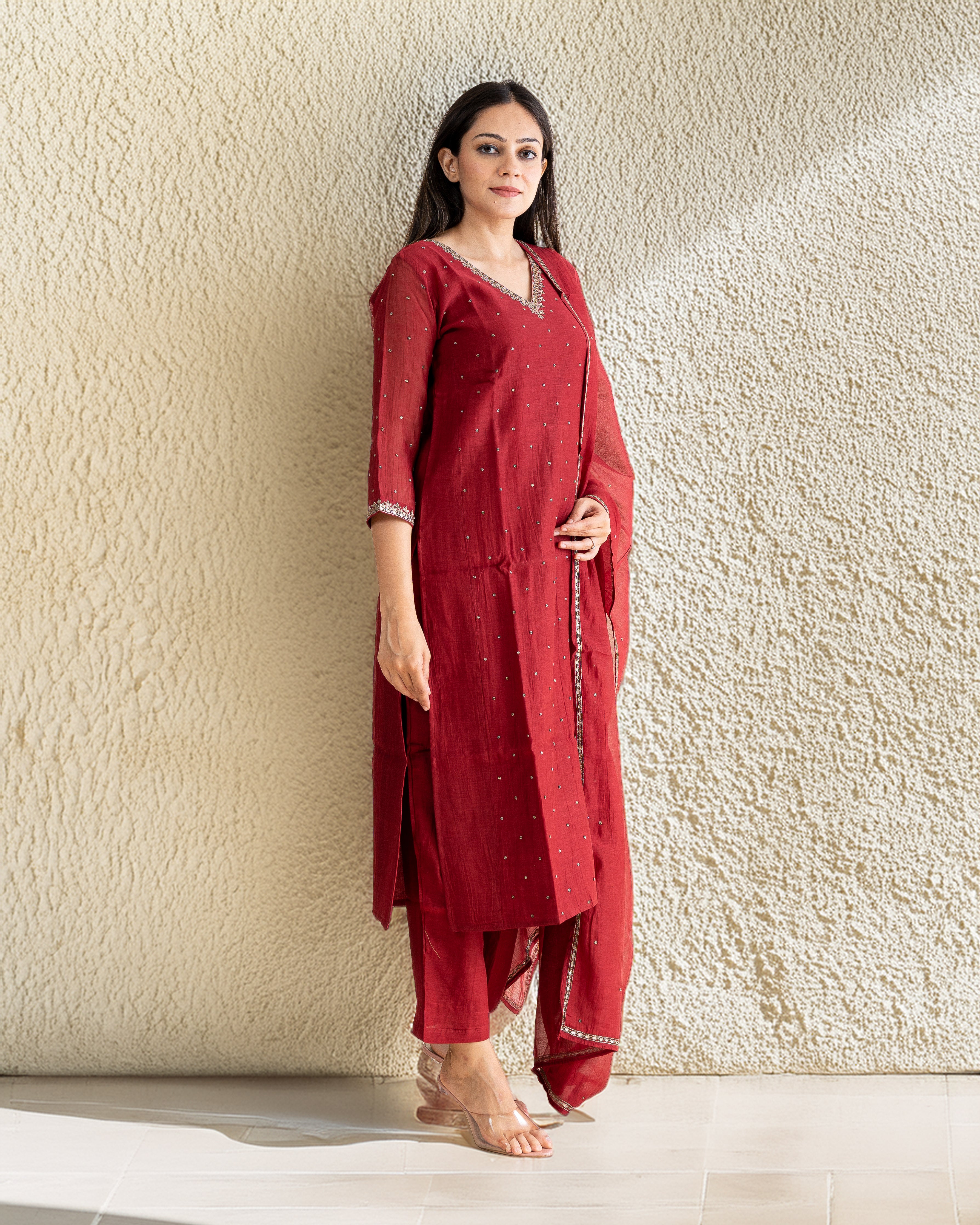 farida β kurta, pants & dupatta