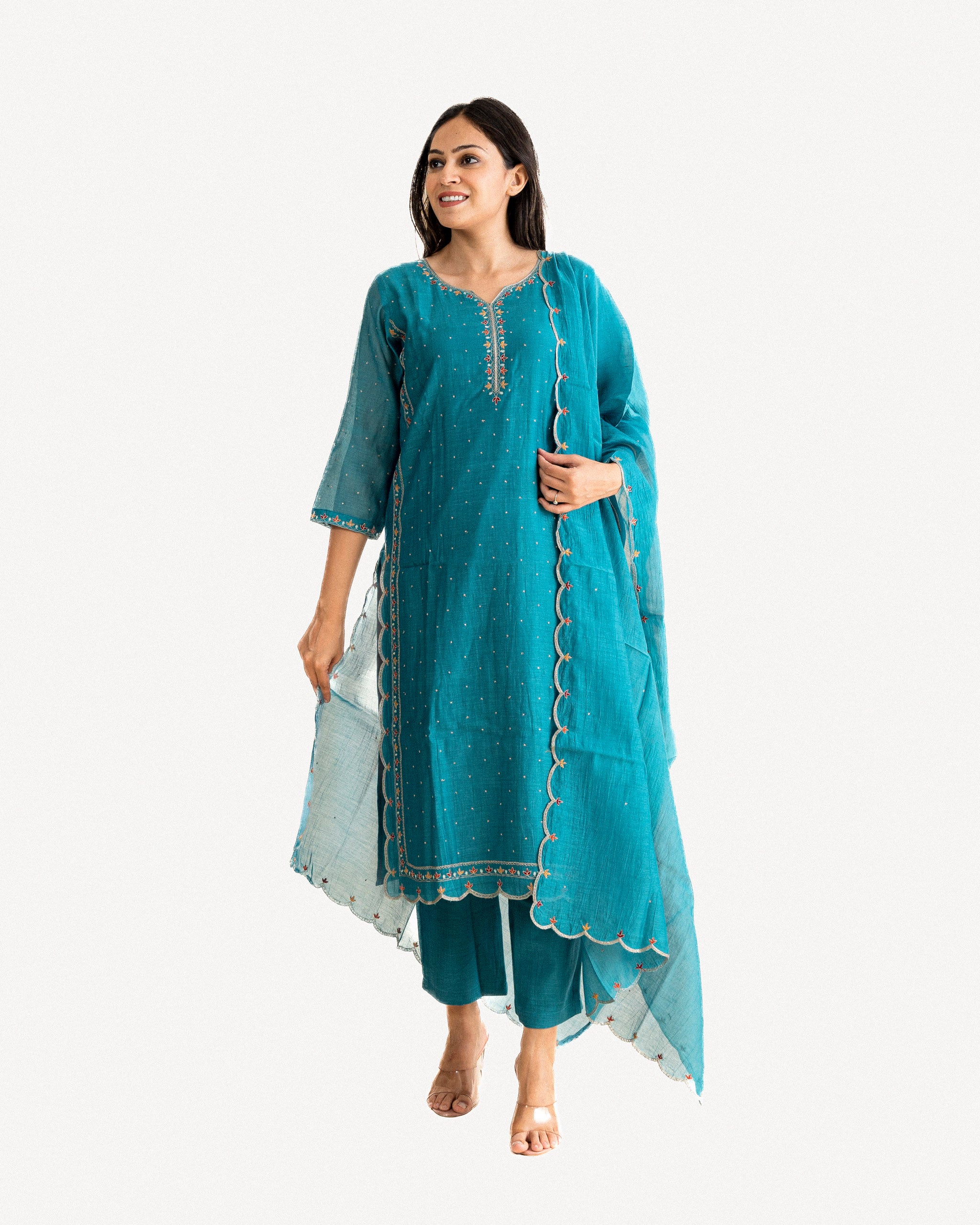 vaayu β kurta, pants & dupatta