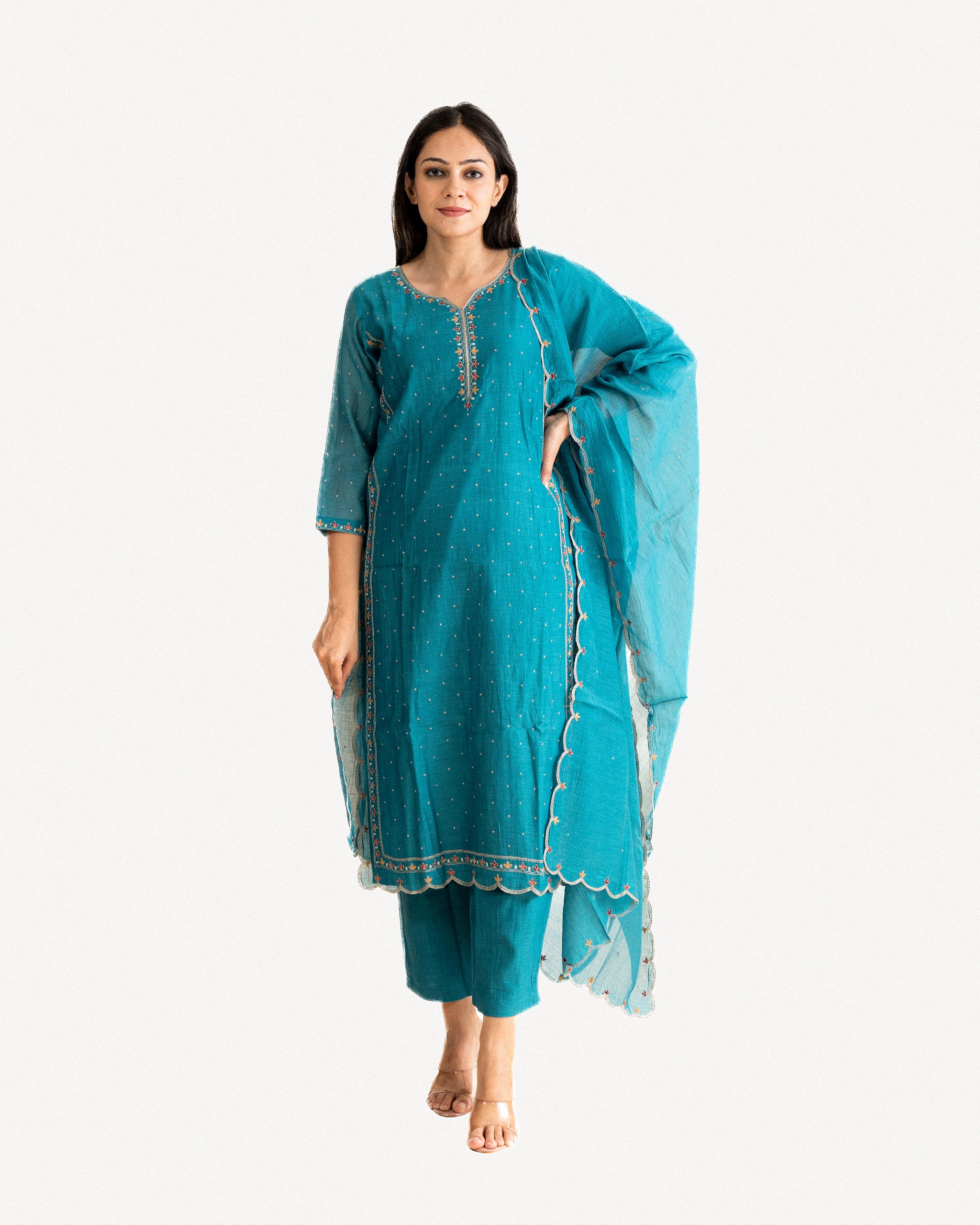 vaayu β kurta, pants & dupatta