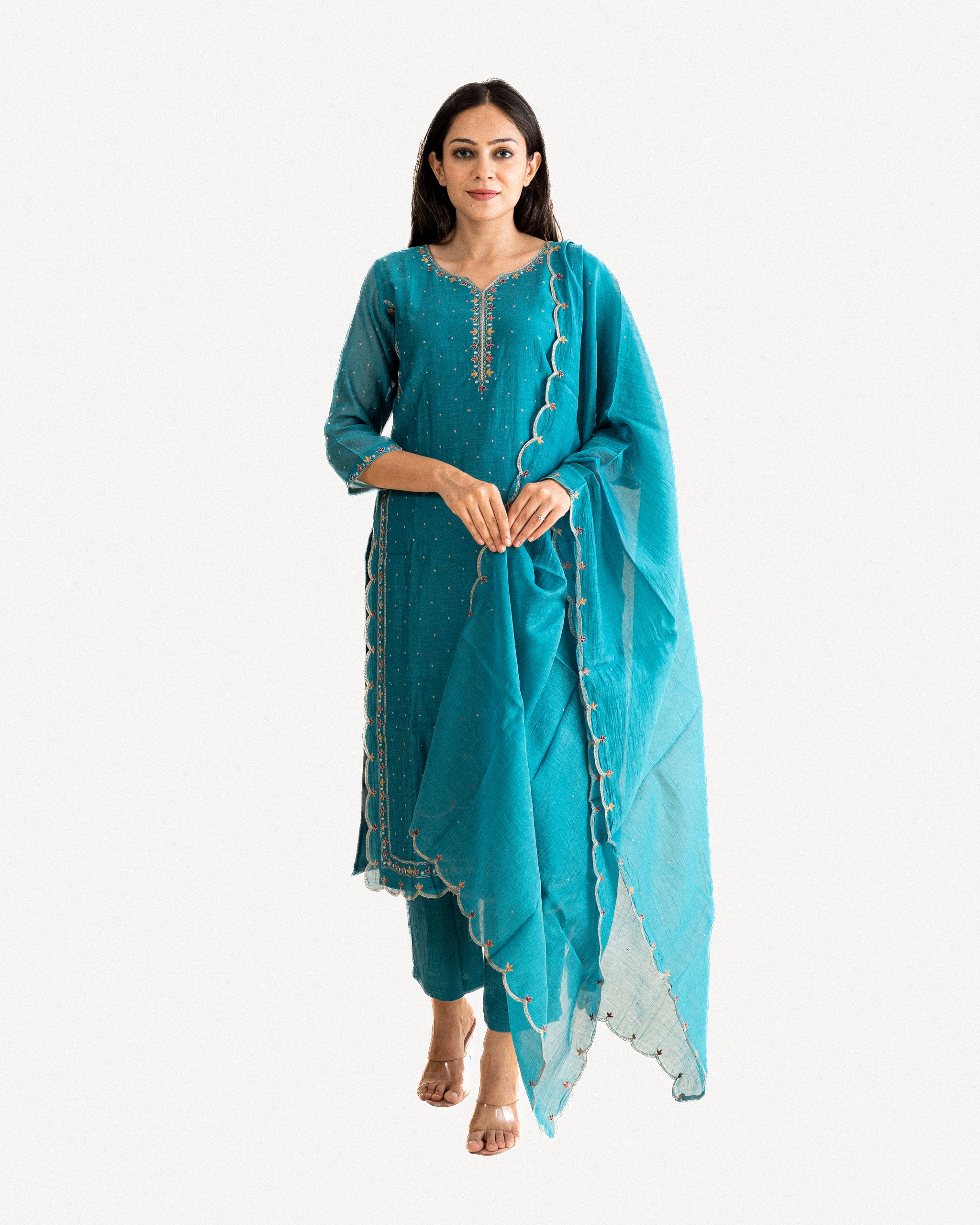 vaayu β kurta, pants & dupatta