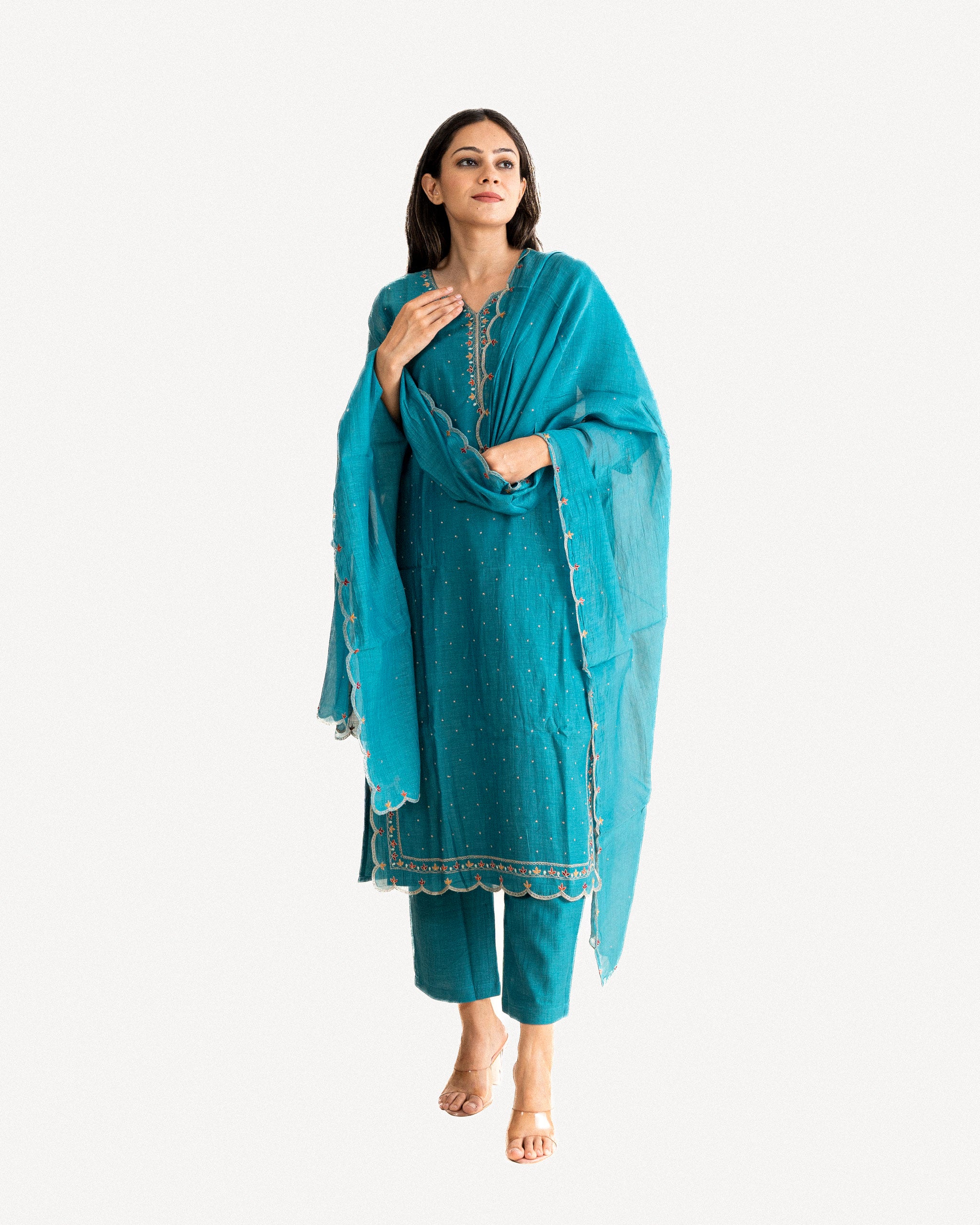 vaayu β kurta, pants & dupatta