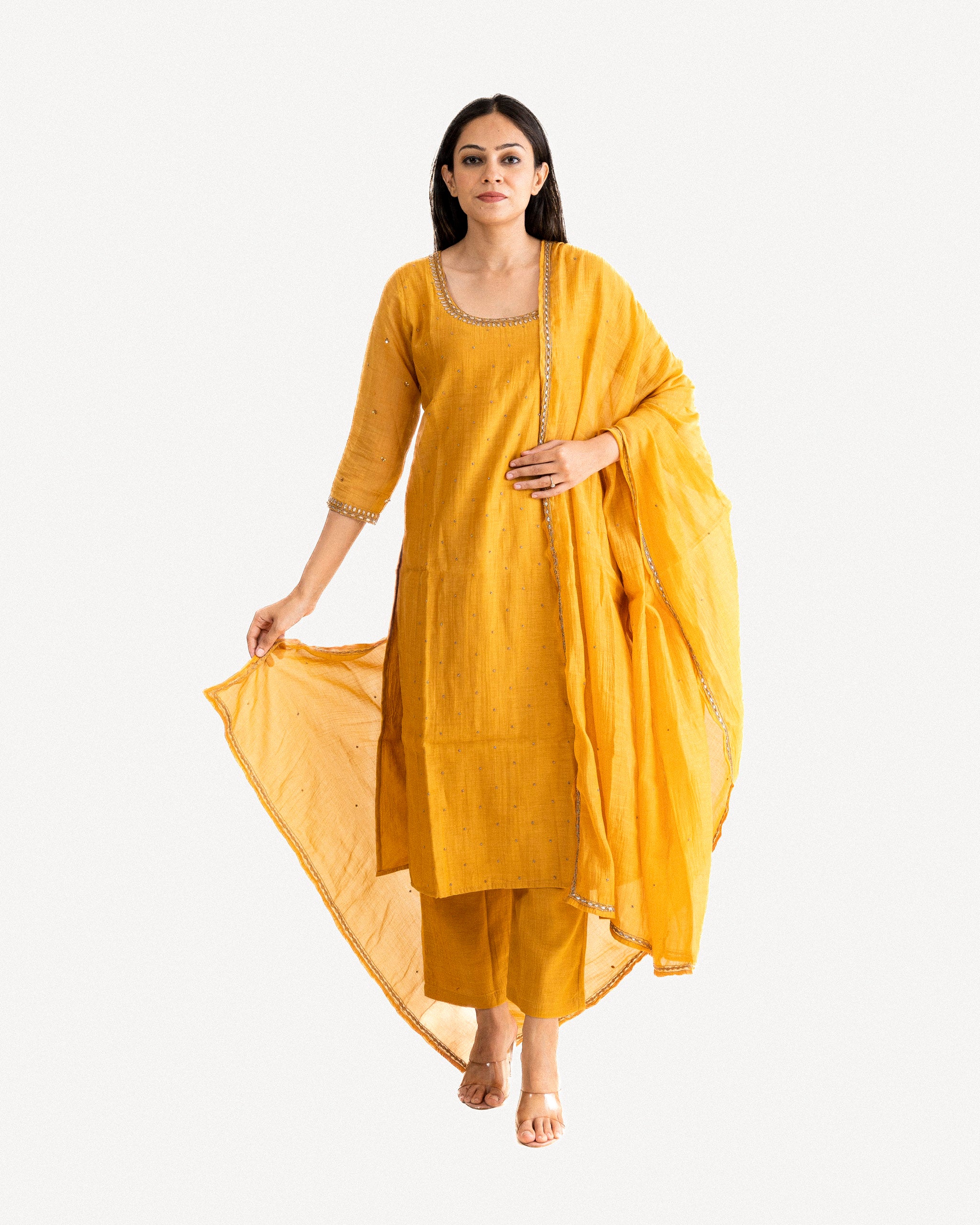 nitara β kurta, pants & dupatta