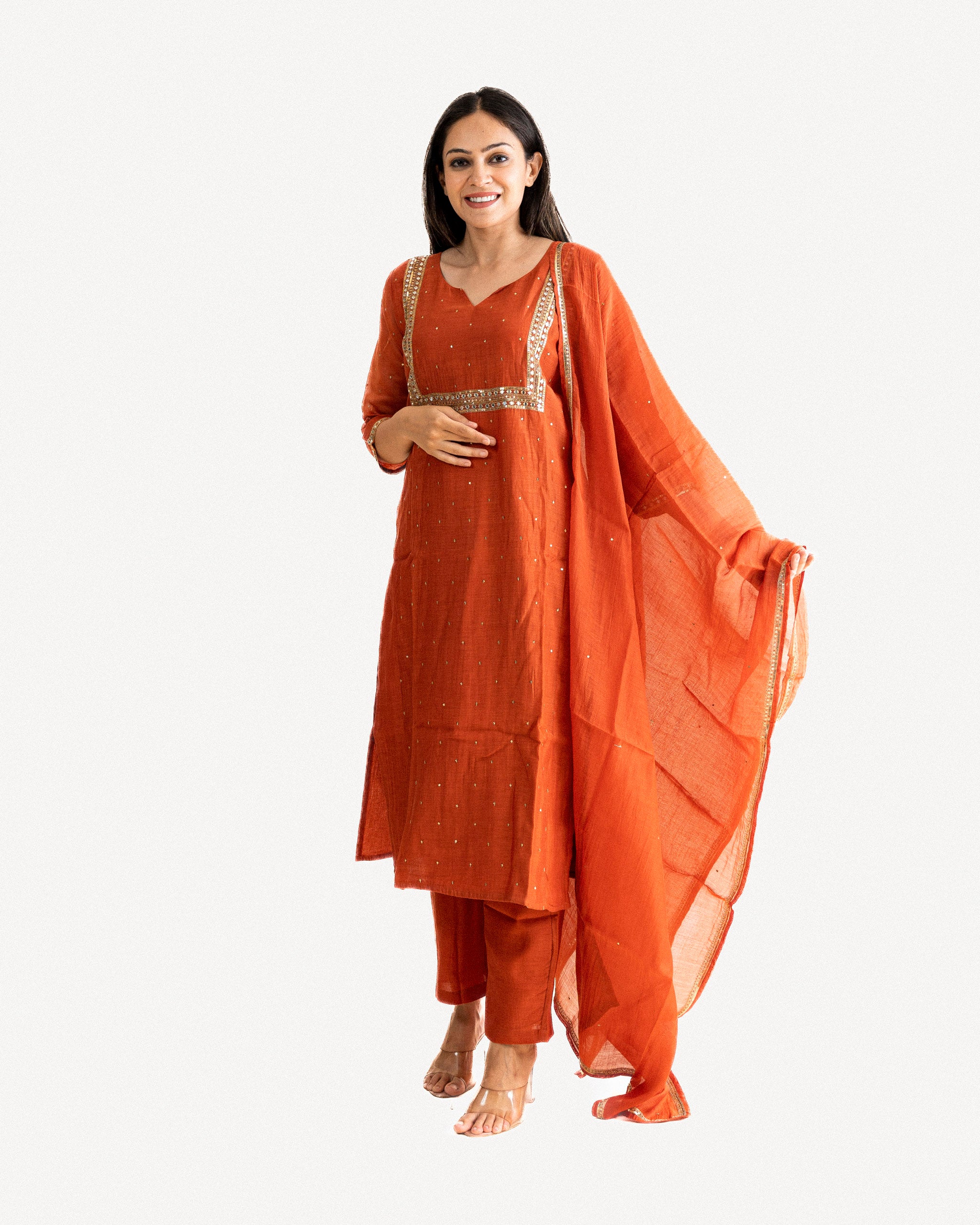 eka — kurta, pants & dupatta