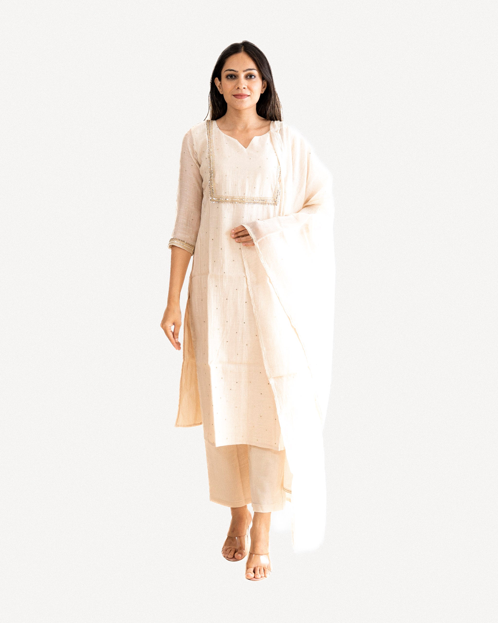 birkha β kurta, pants & dupatta