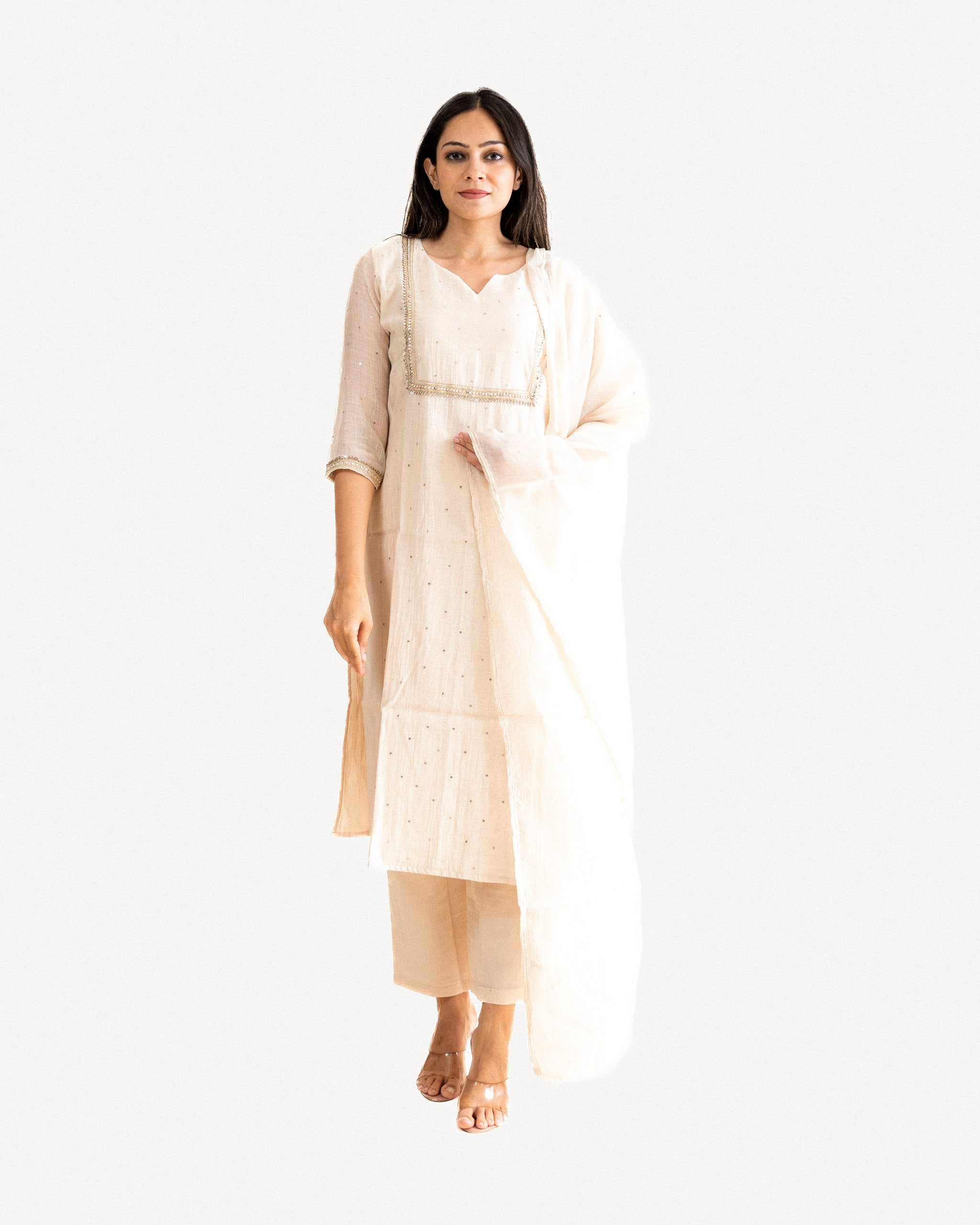 birkha β kurta, pants & dupatta