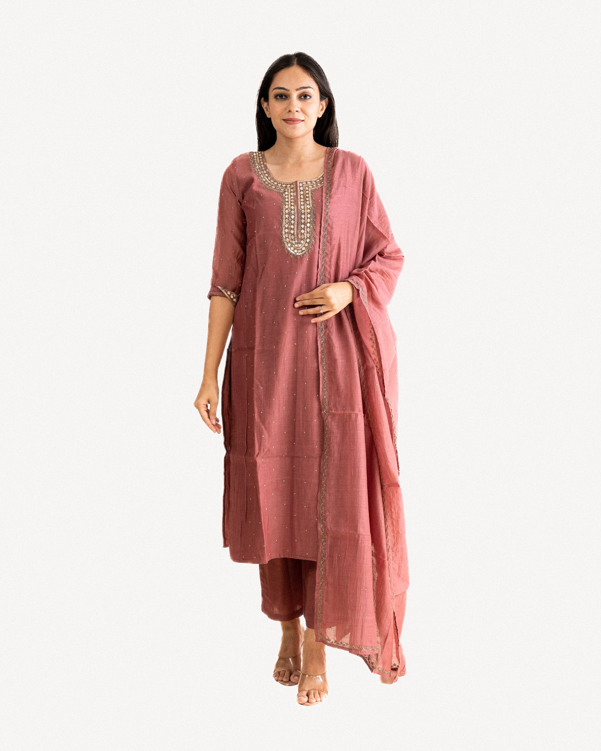 panihari β kurta, pants & dupatta