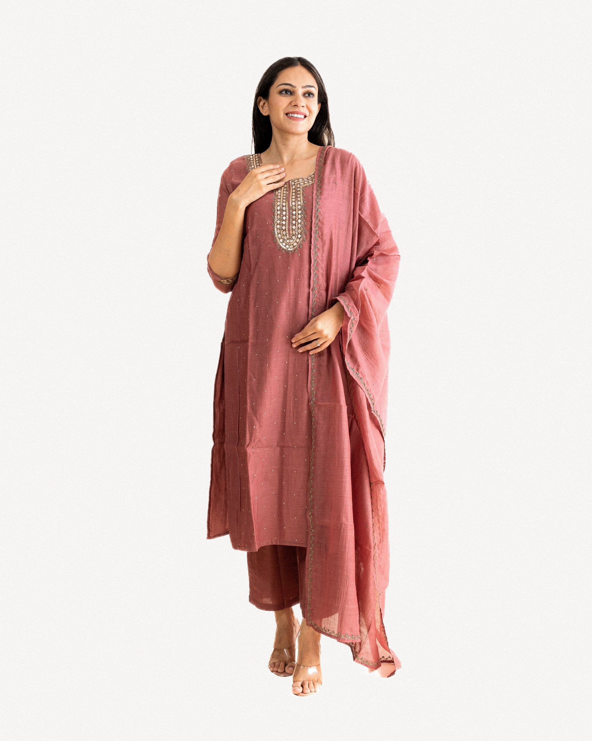 panihari β kurta, pants & dupatta