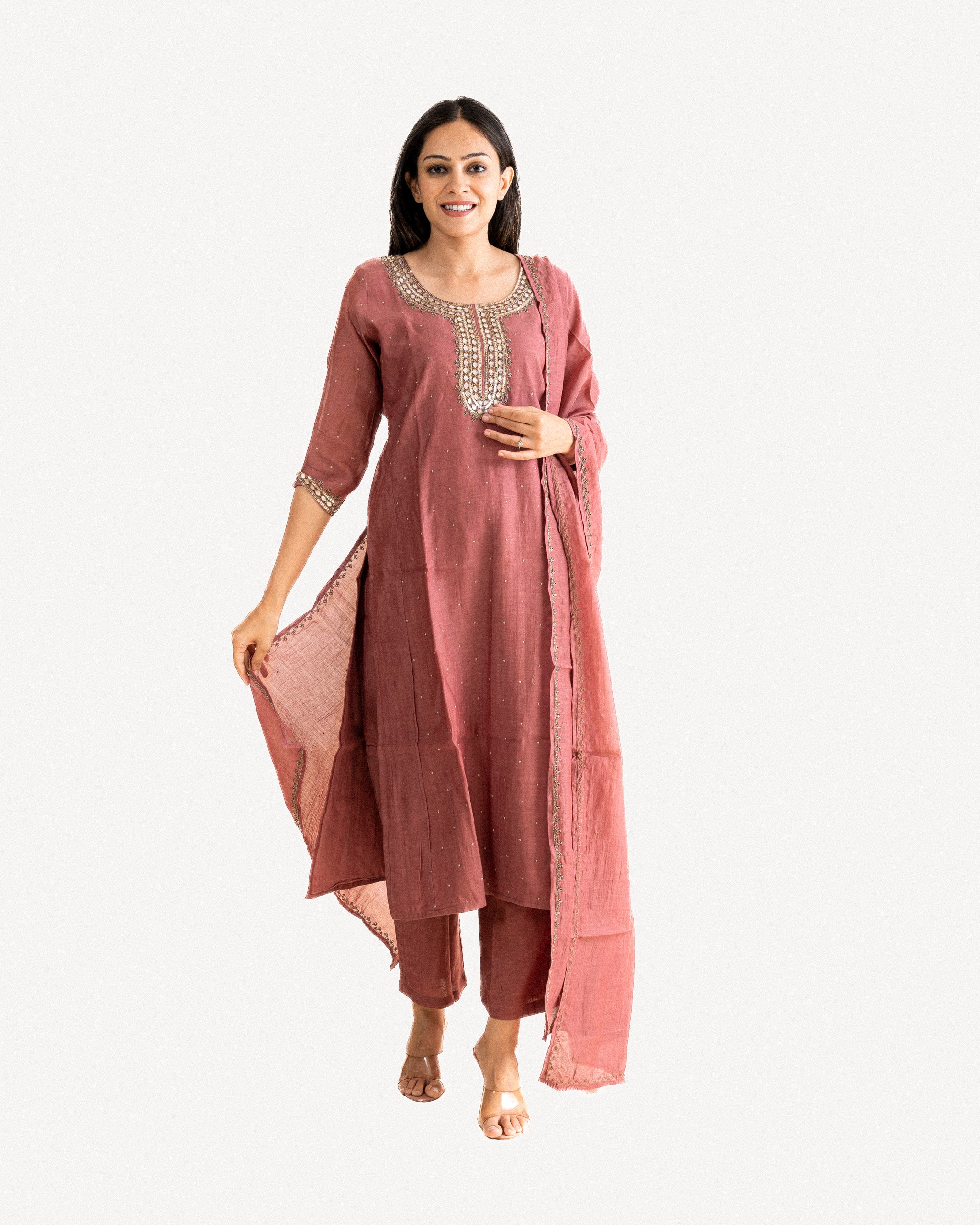 panihari β kurta, pants & dupatta