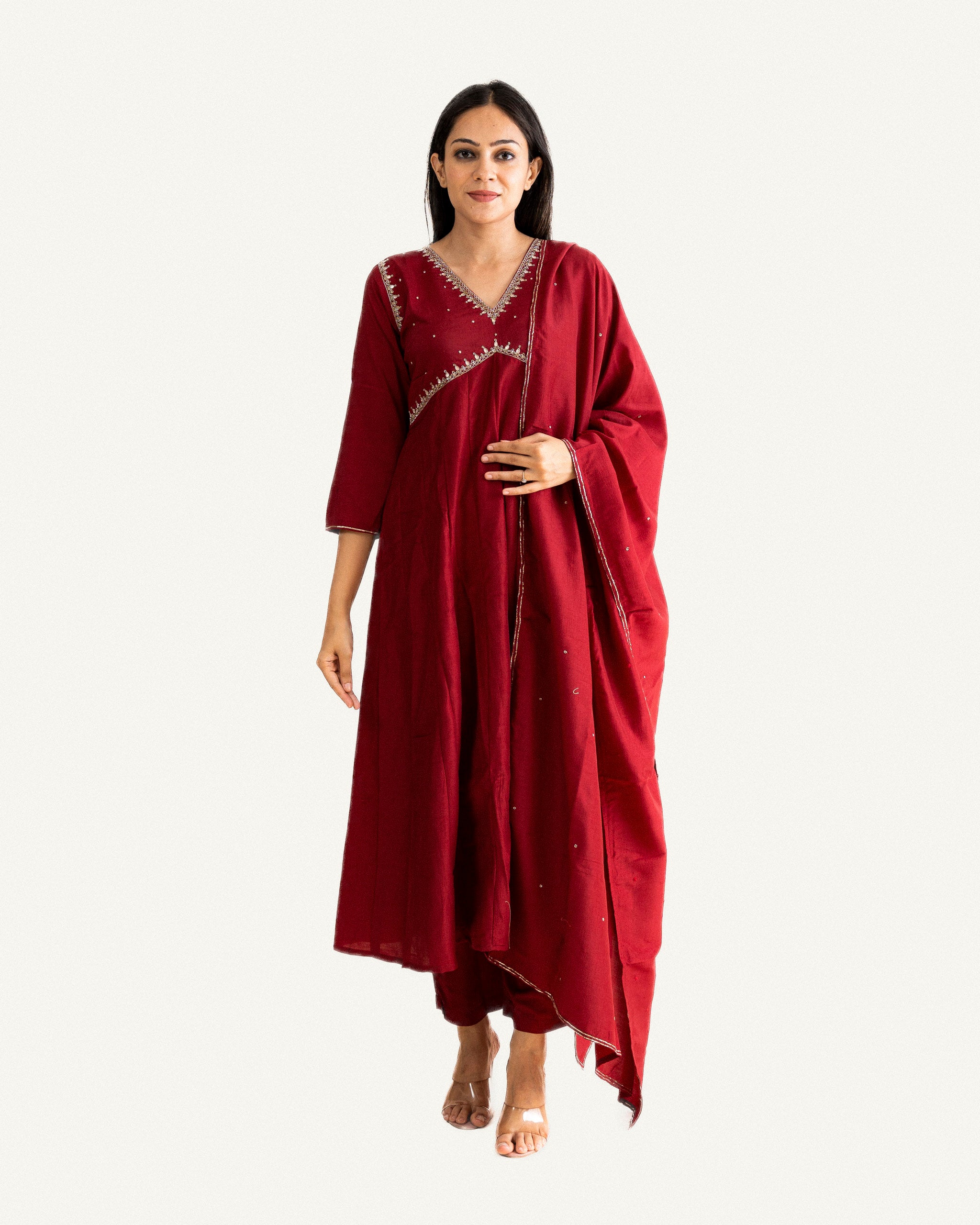baisa β kurta, pants & dupatta