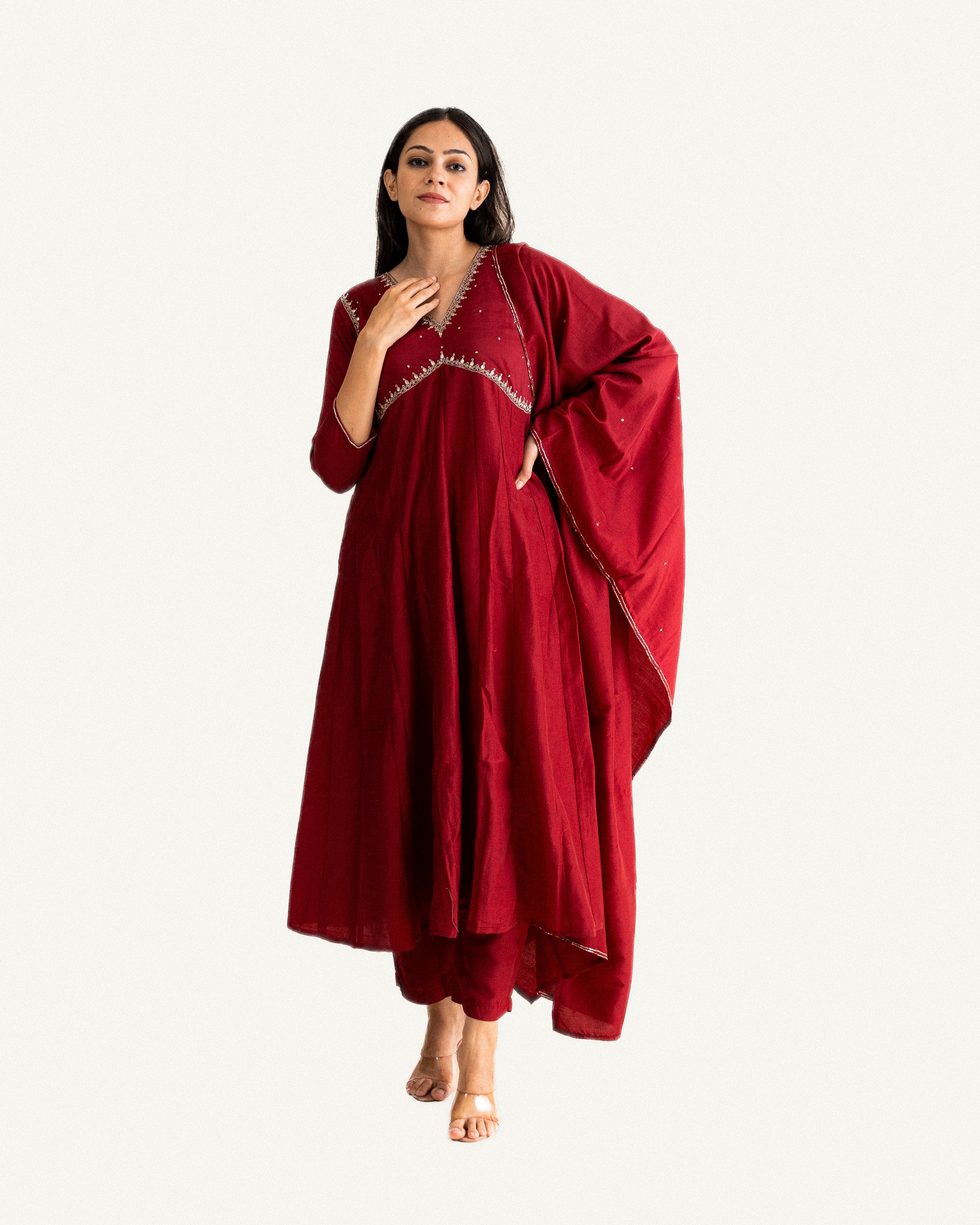 baisa β kurta, pants & dupatta