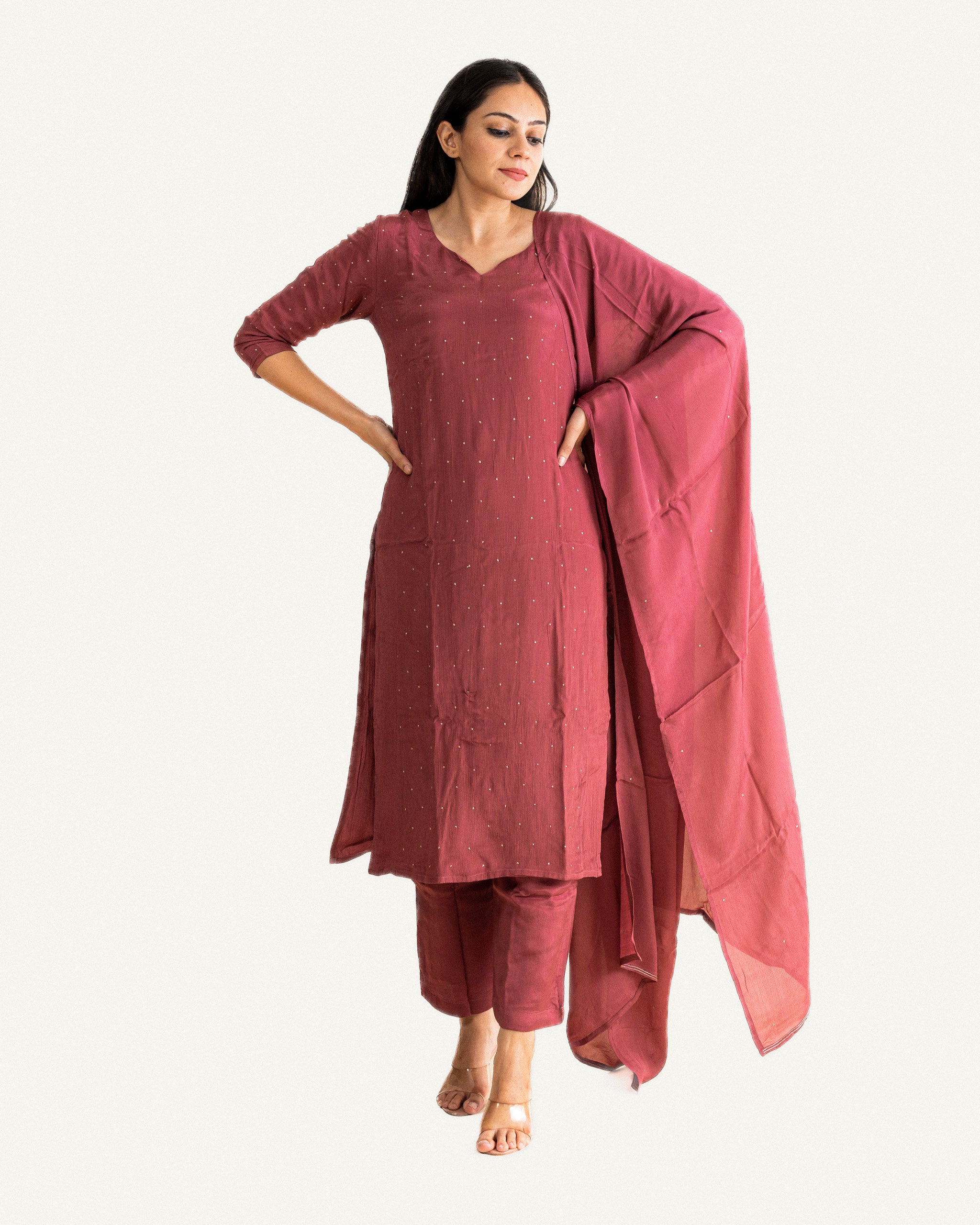 fida β kurta, pants & dupatta