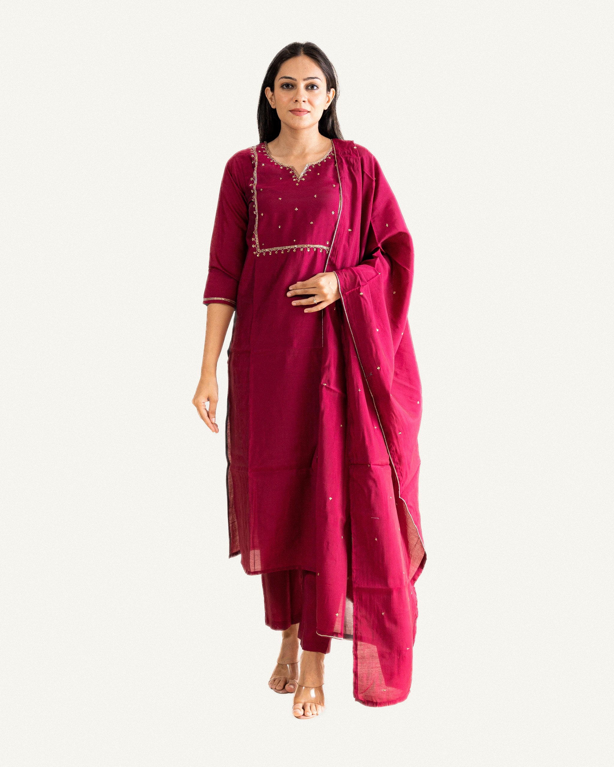 antara β kurta, pants & dupatta