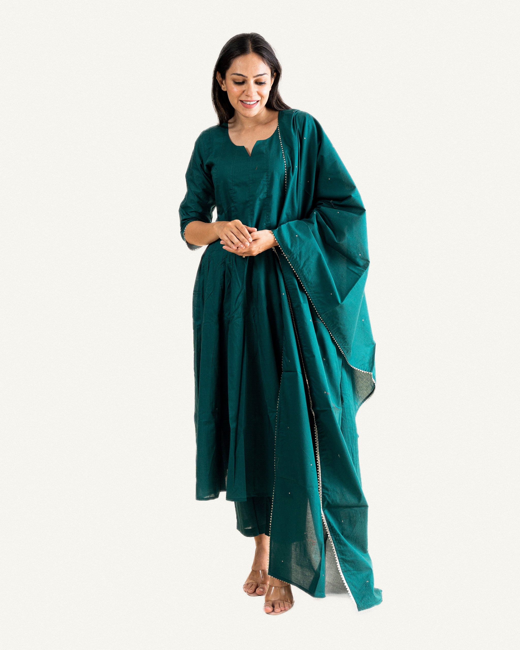 nitya β kurta, pants & dupatta