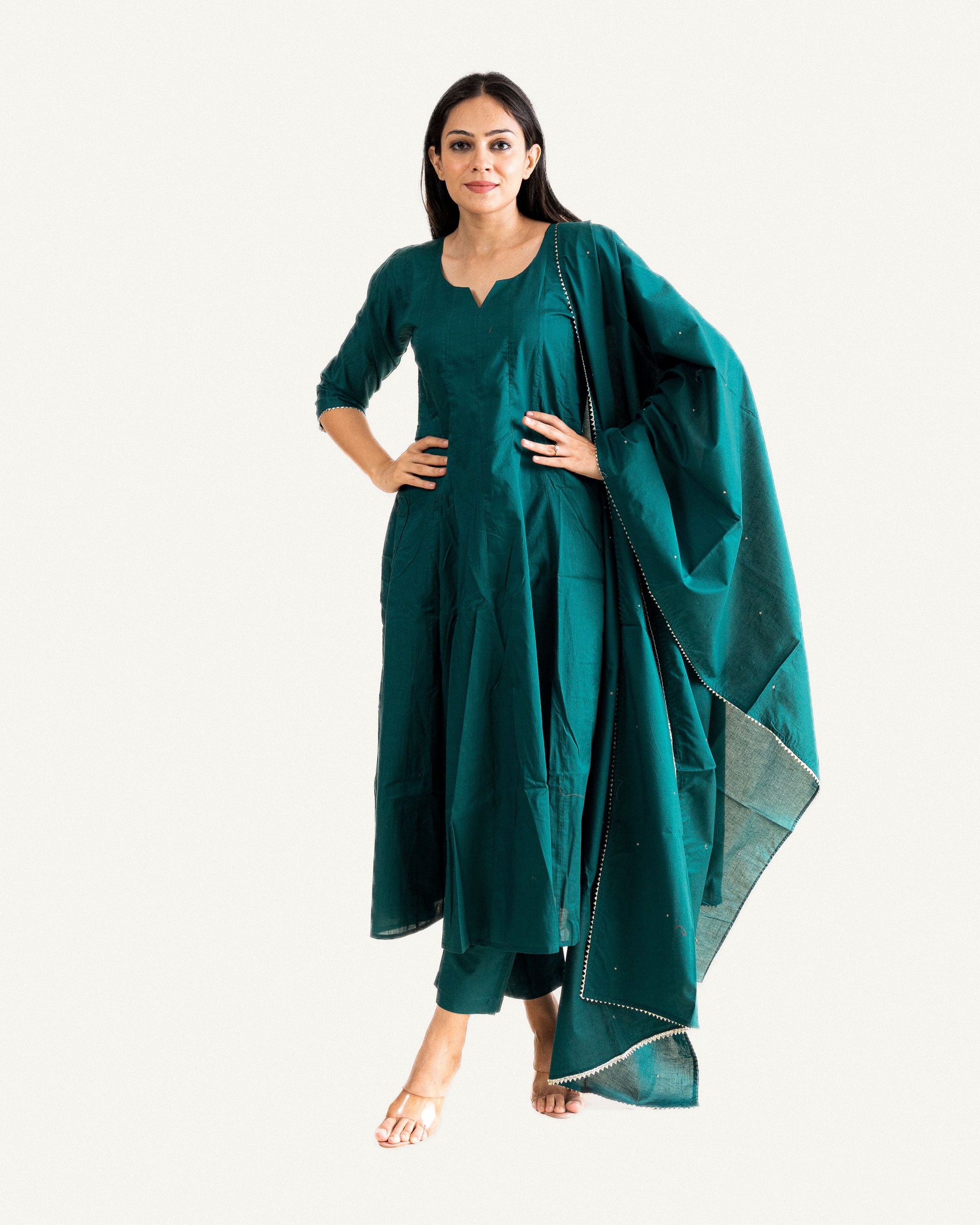 nitya β kurta, pants & dupatta