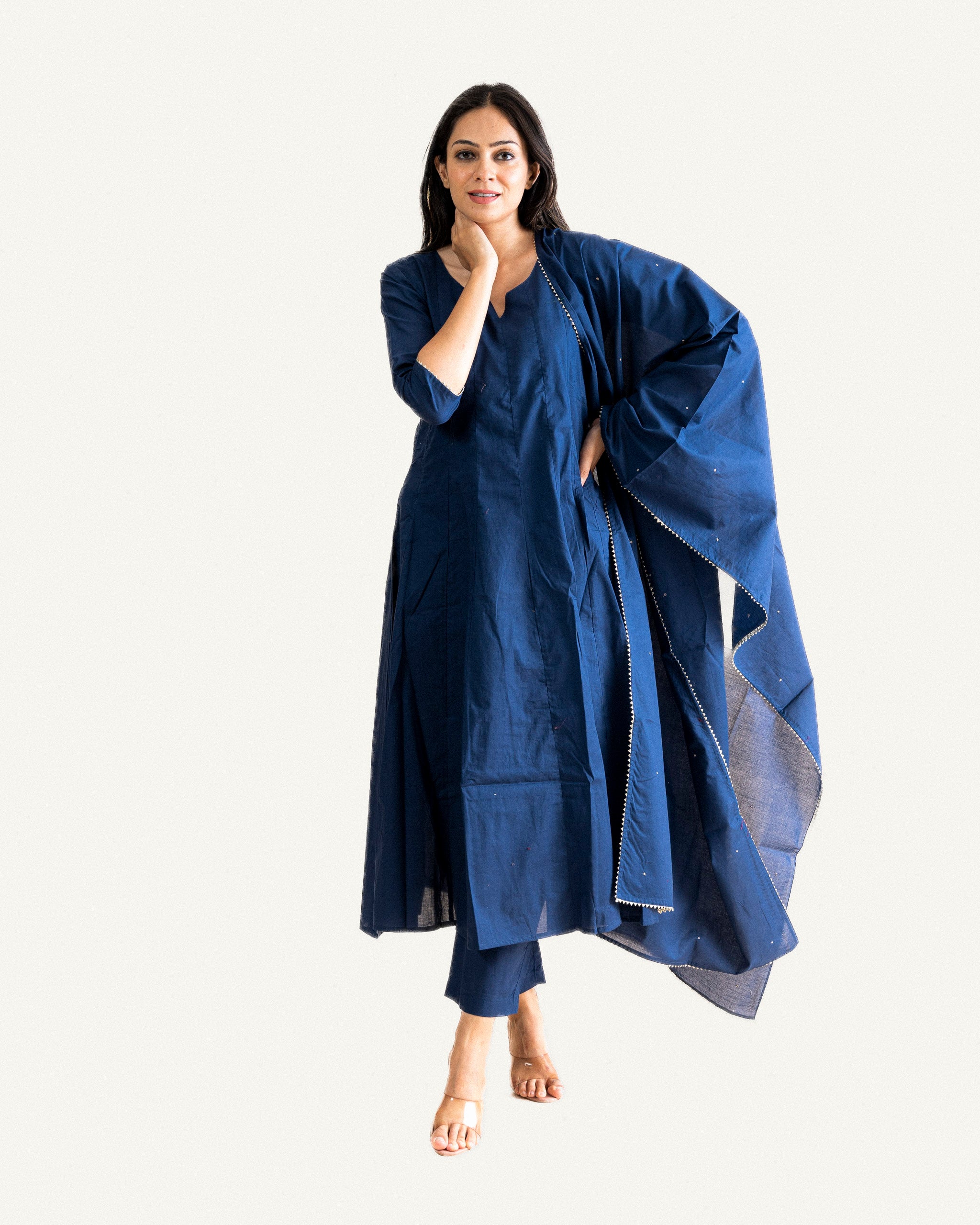 syahi β kurta, pants & dupatta