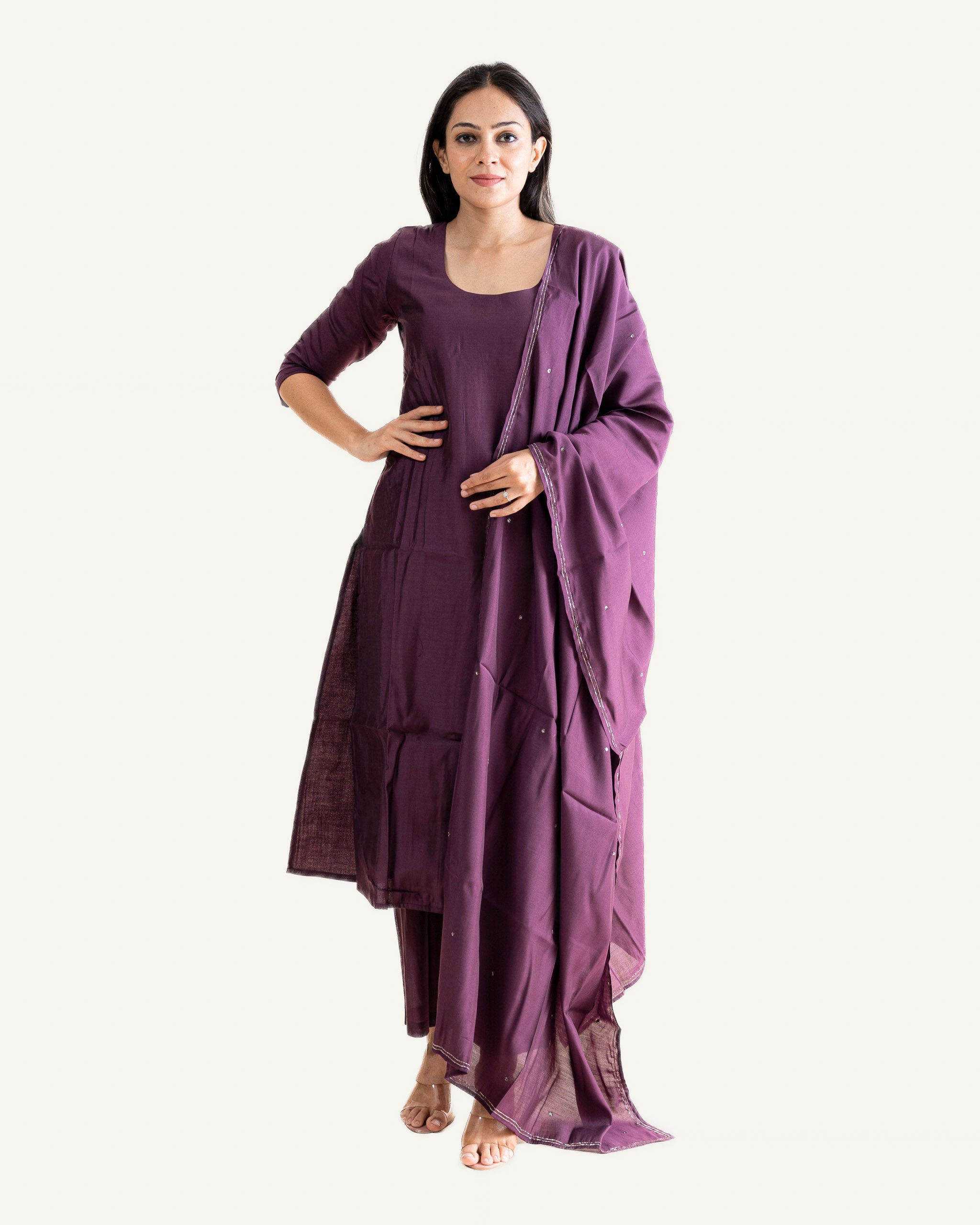 inayat β kurta, pants & dupatta