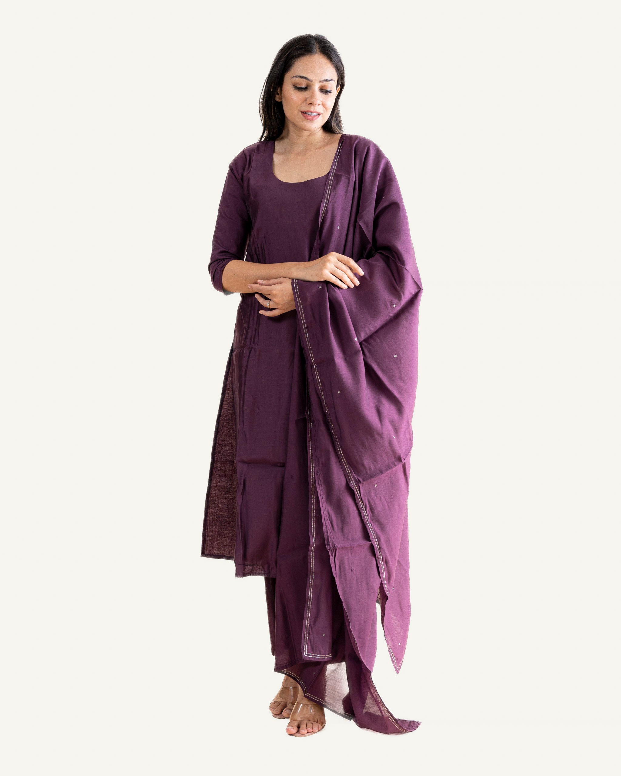 inayat β kurta, pants & dupatta