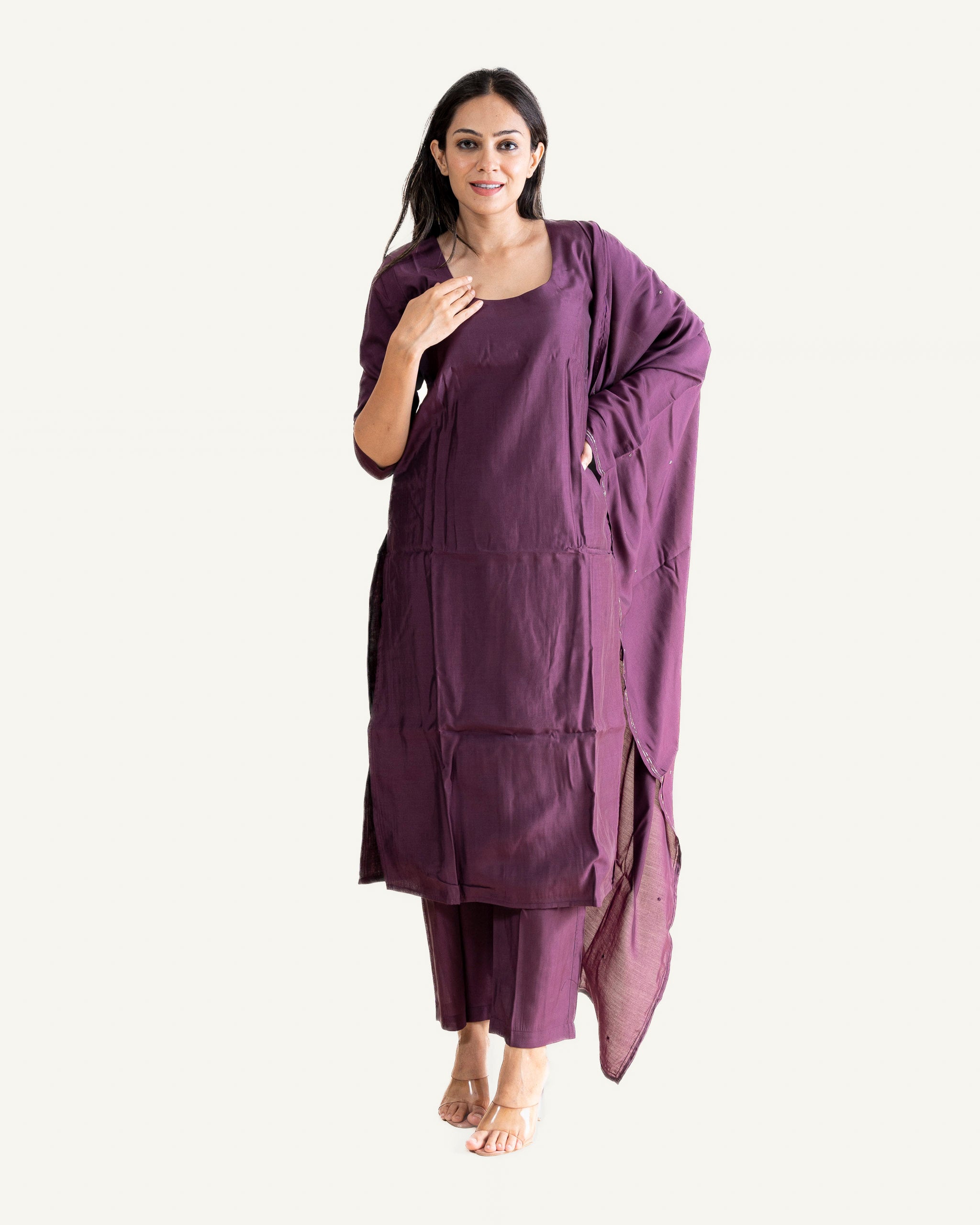 inayat β kurta, pants & dupatta