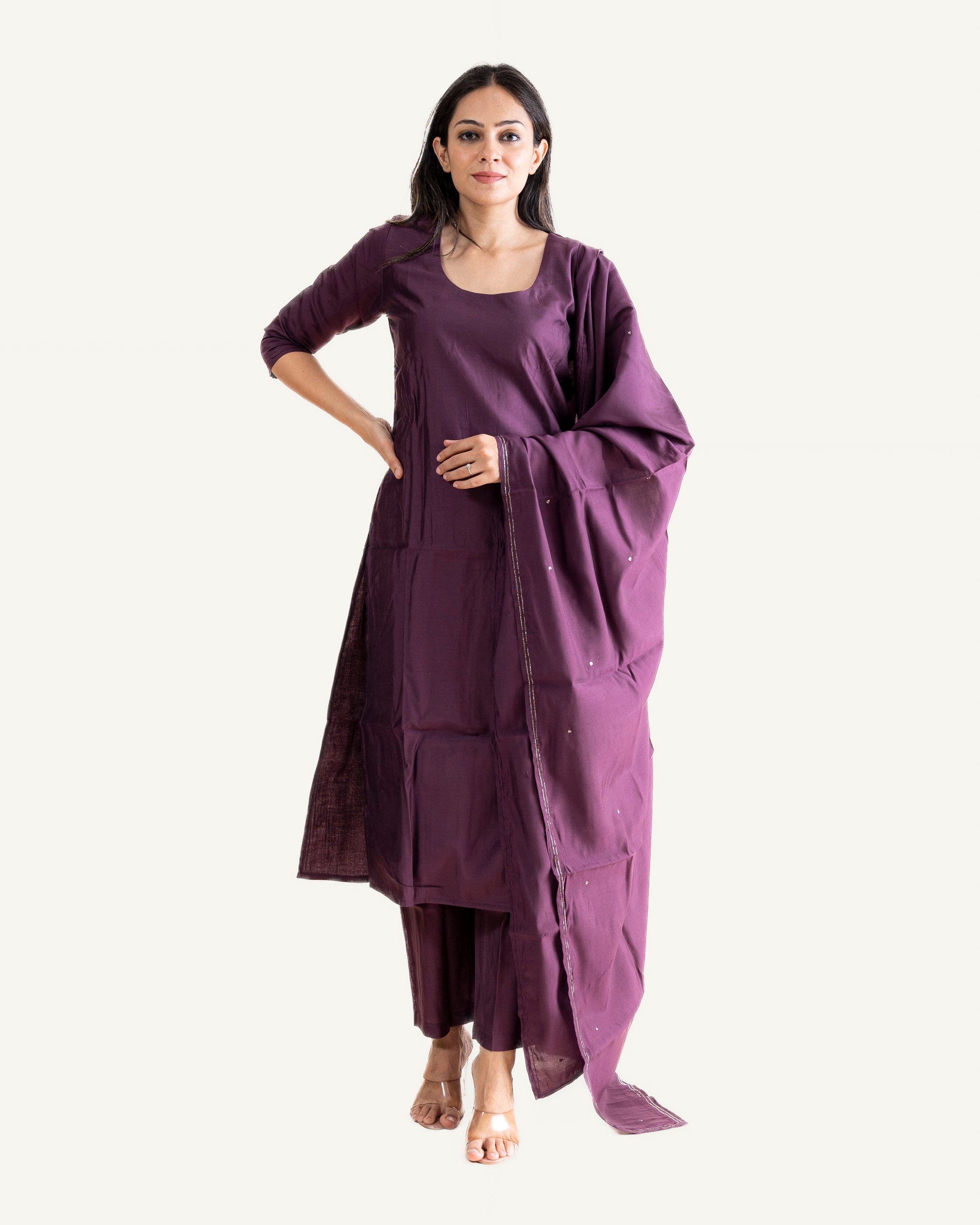 inayat β kurta, pants & dupatta