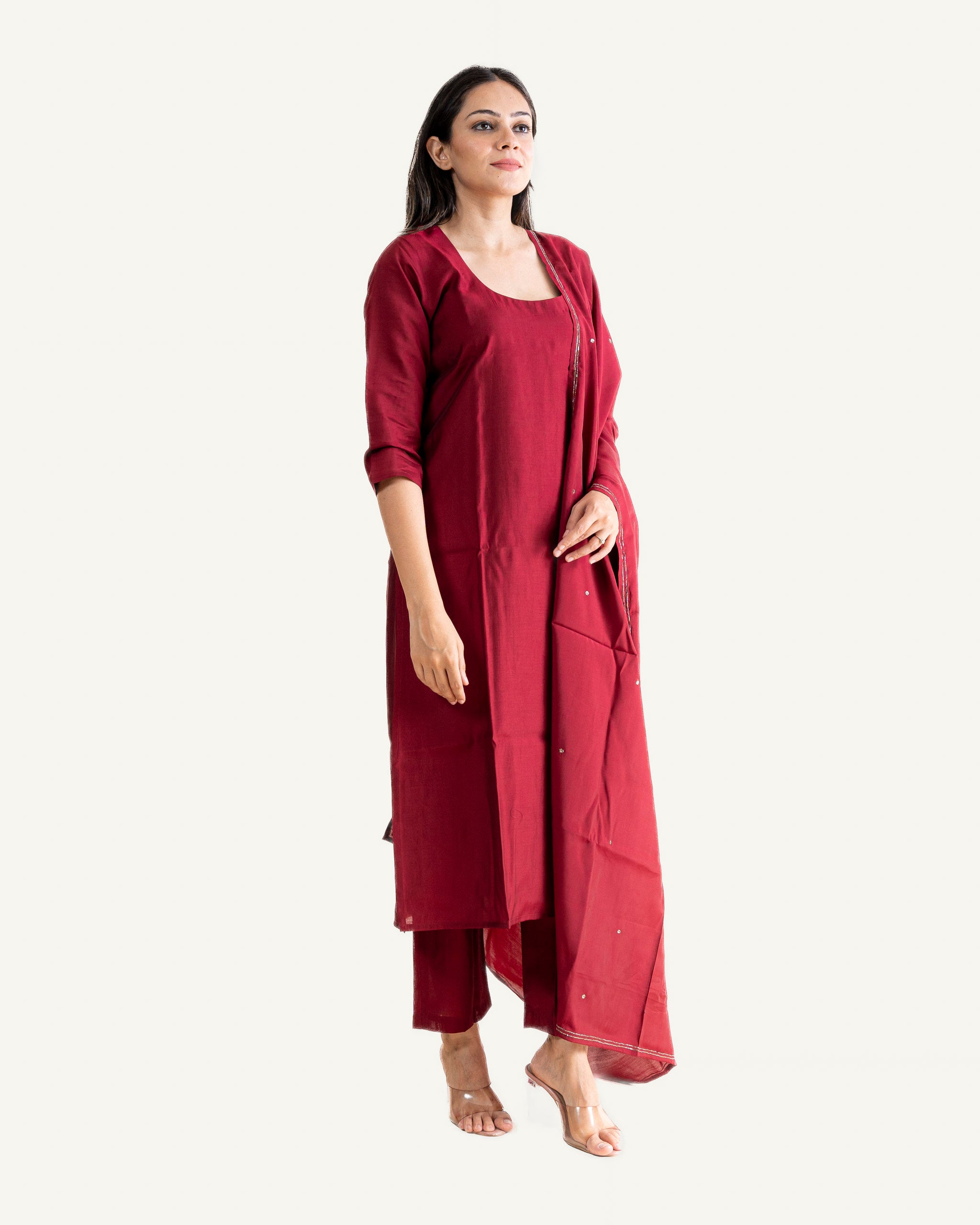 saanvi β kurta, pants & dupatta