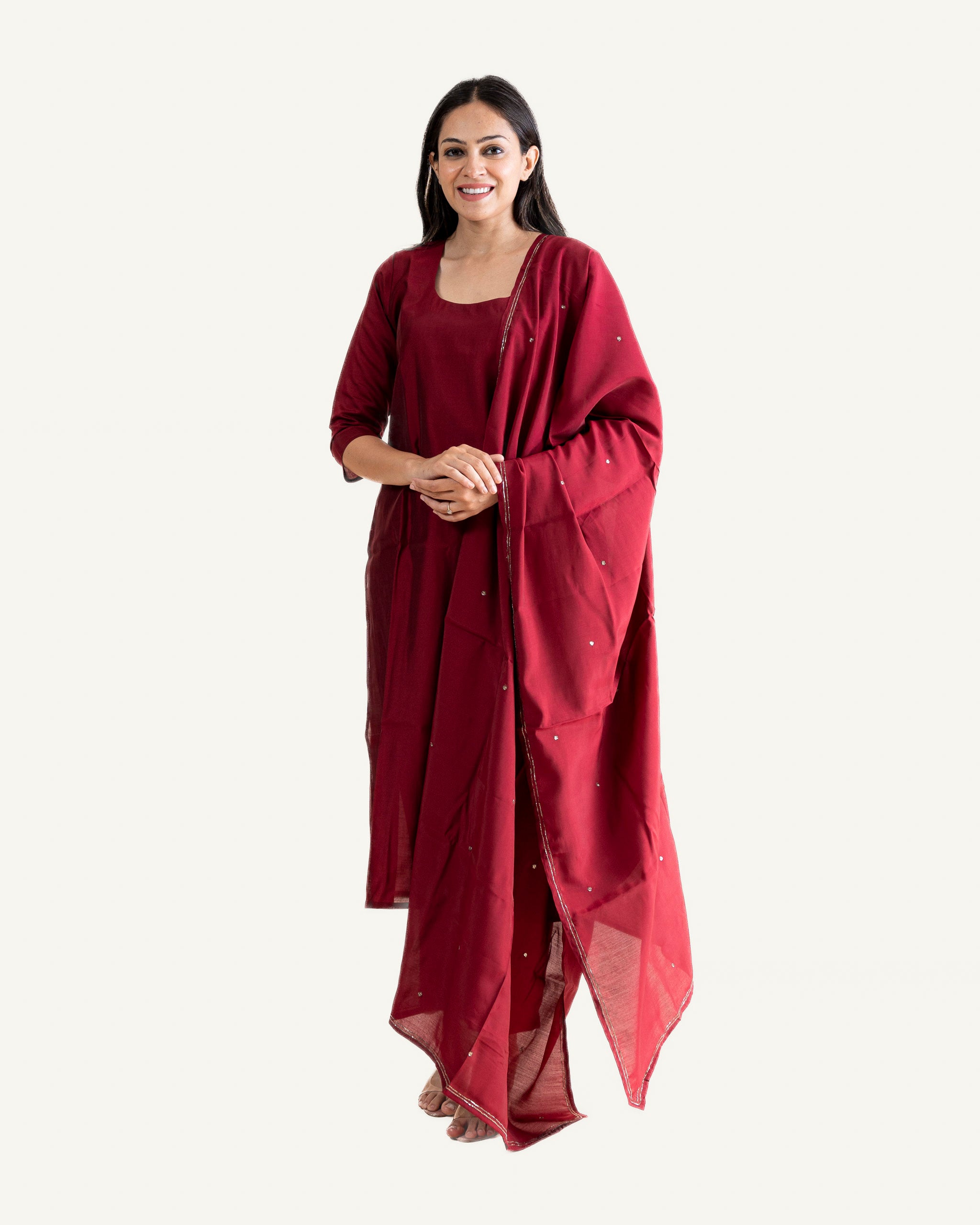 saanvi β kurta, pants & dupatta