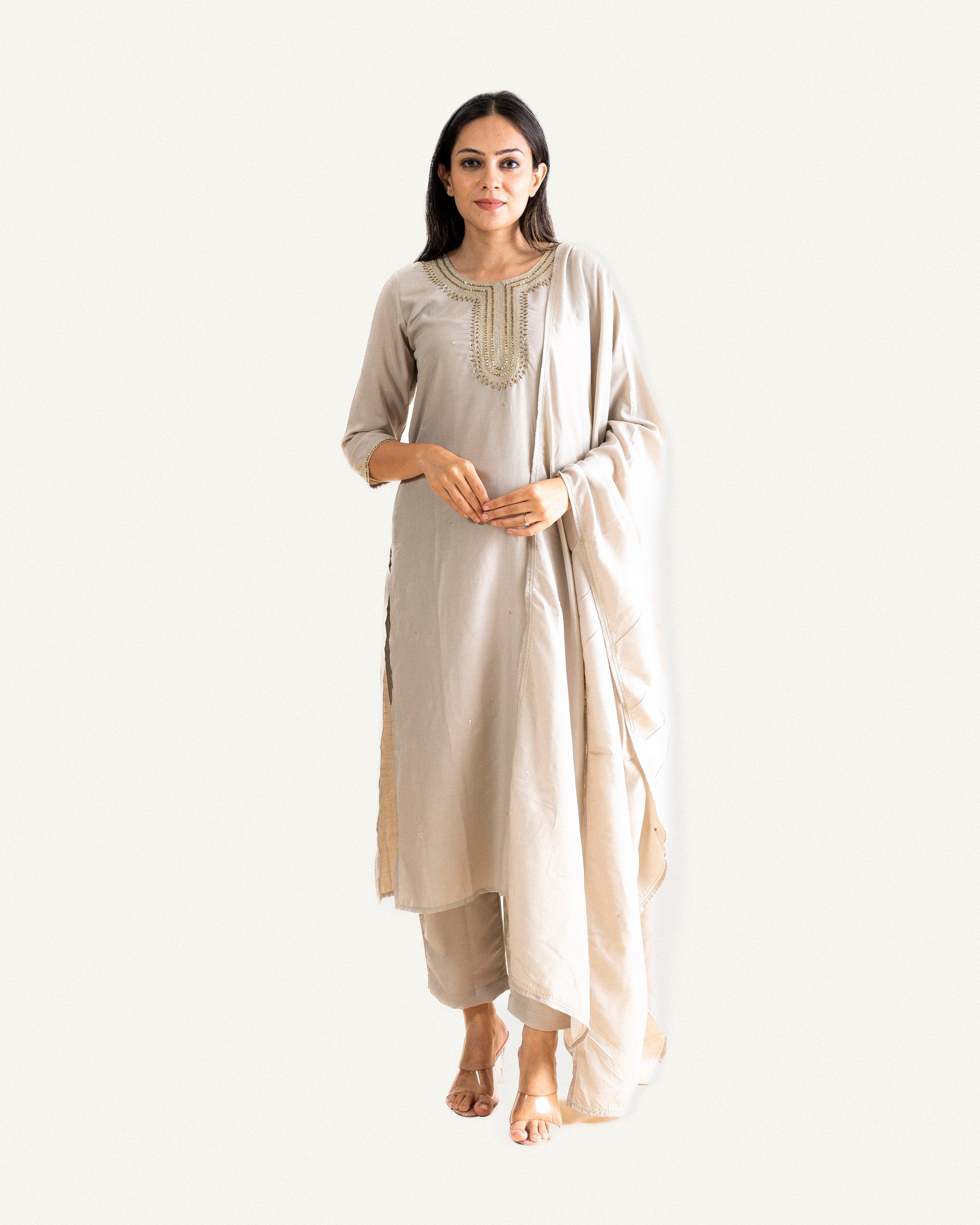 gauhar β kurta, pants & dupatta