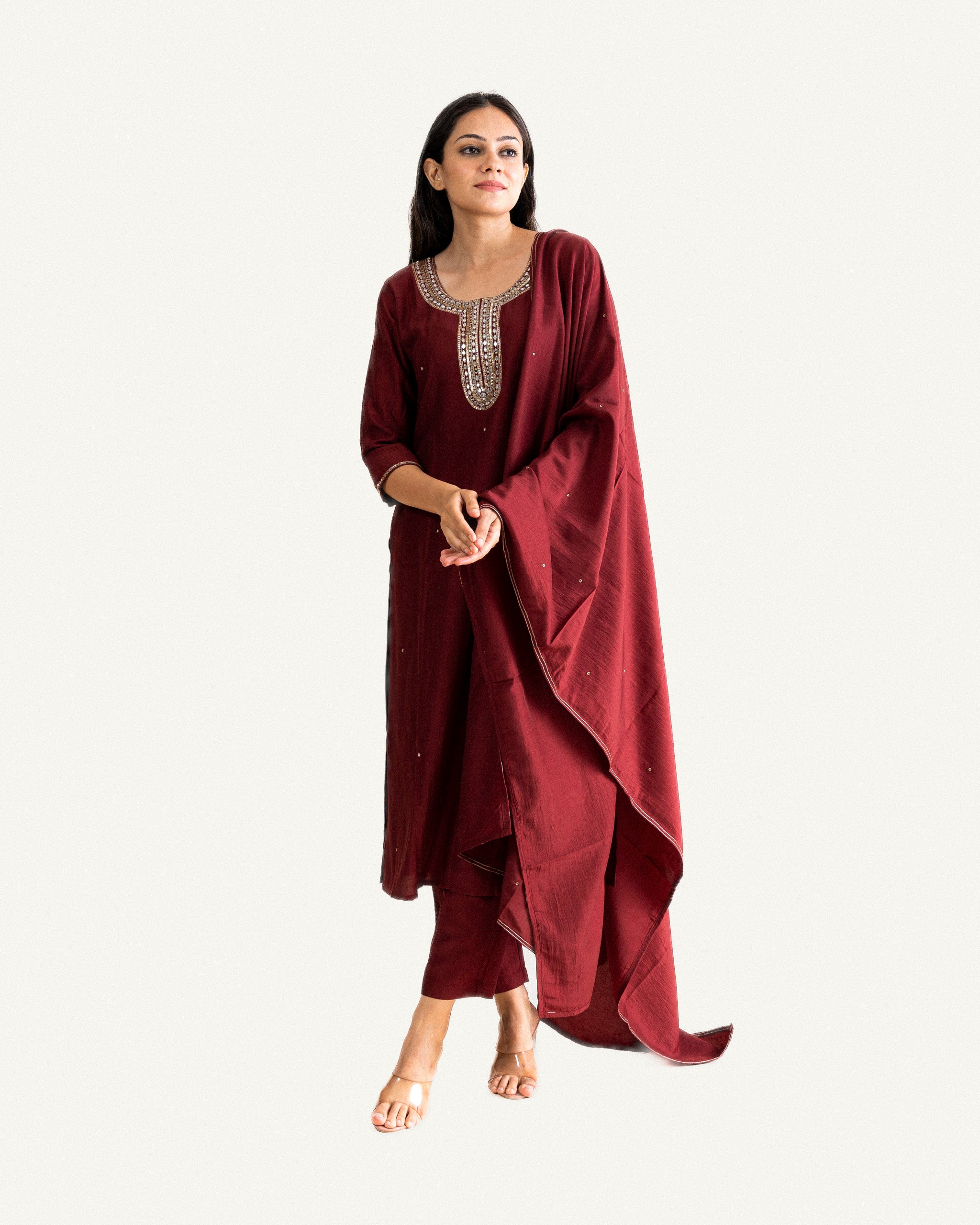 jhelum β kurta, pants & dupatta